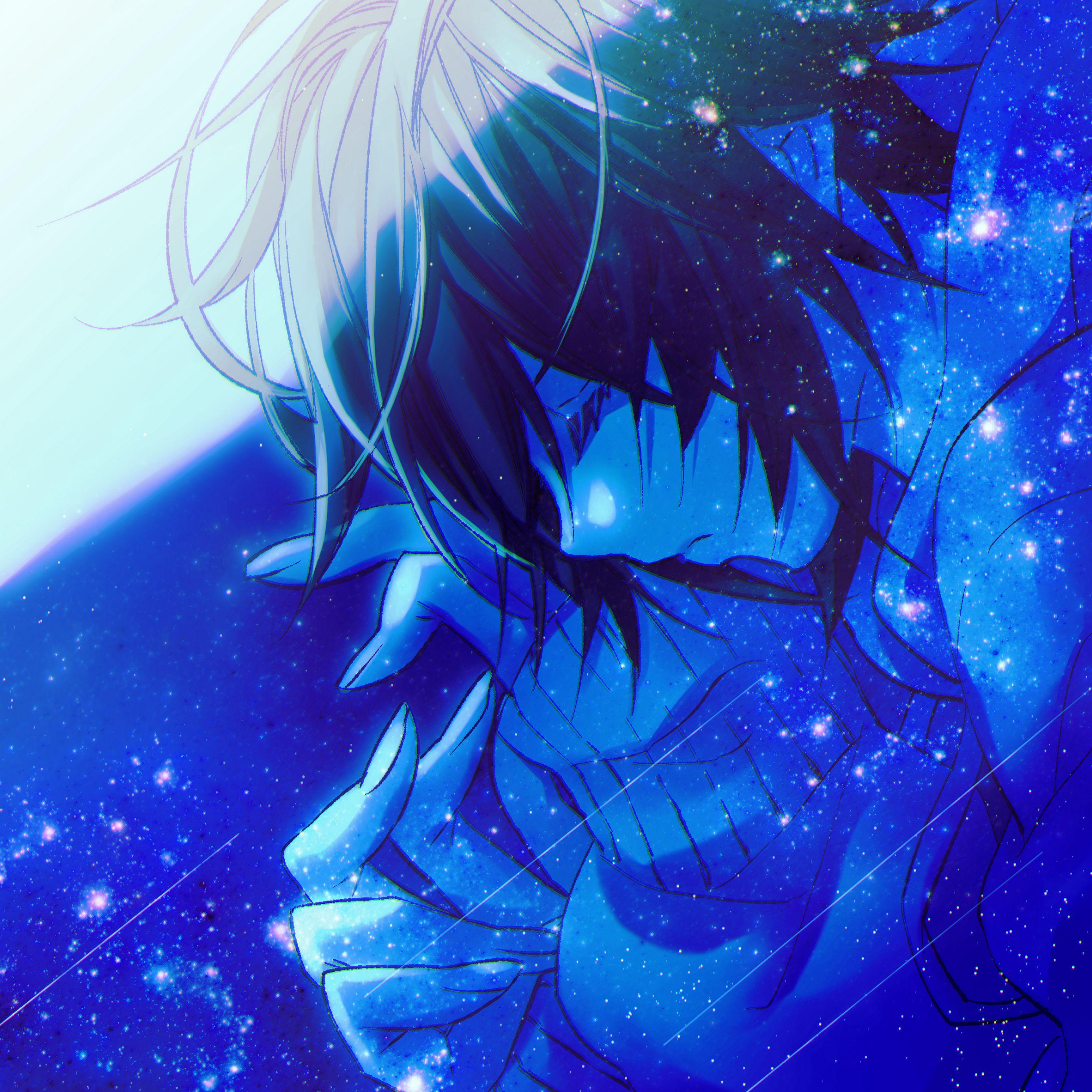 2780x2780 Download wallpaper 2780x2780 guy, sad, anime, art, blue ipad air, ipad air ipad ipad ipad mini ipad mini ipad mini ipad pro 9.7 for parallax HD background