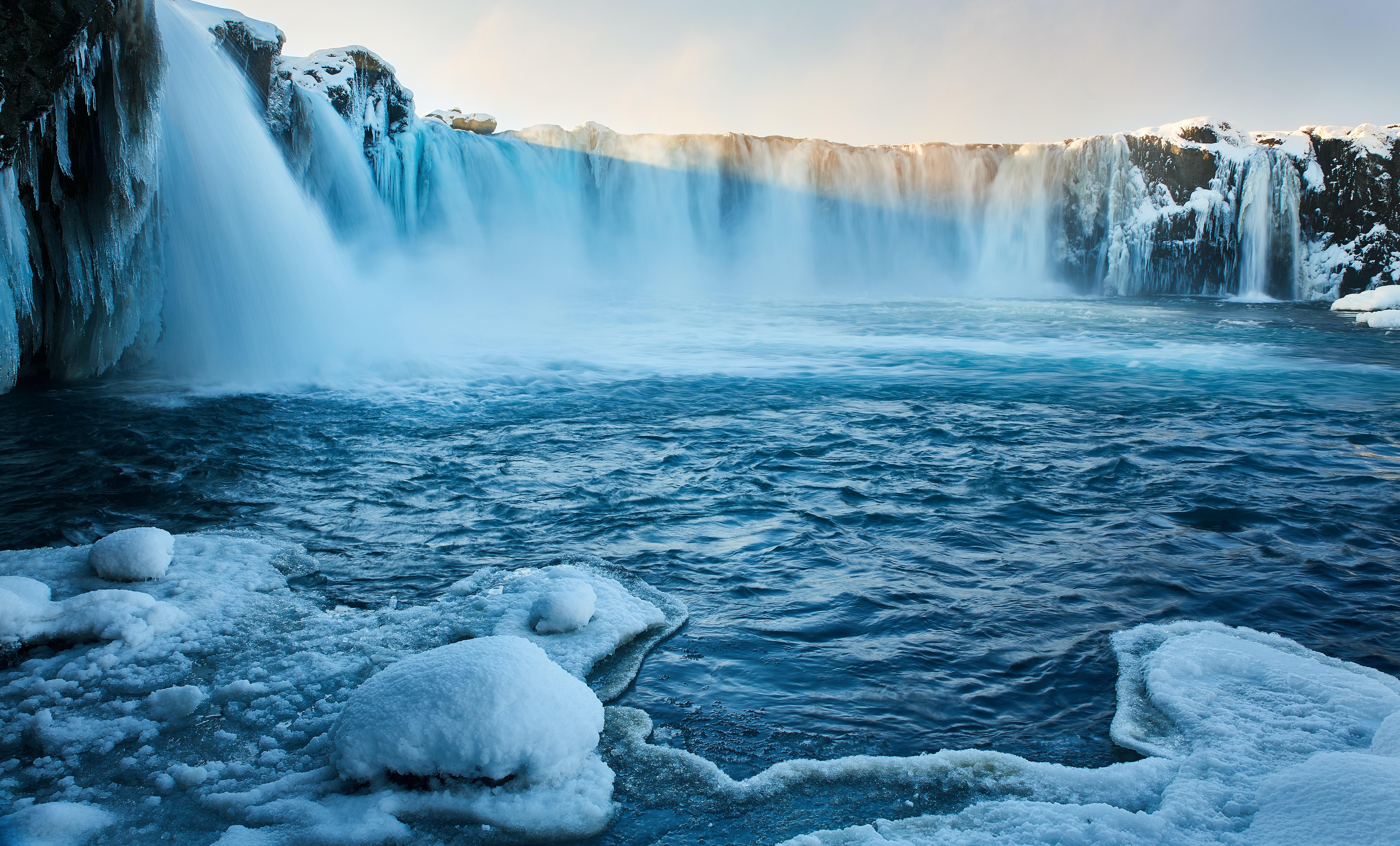 6817x4123 Wallpaper Goafoss, Goafoss Waterfall, Dettifoss, Gullfoss Falls, Mvatn, Background Free Image