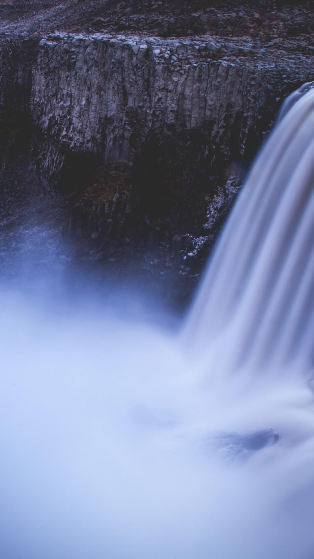 1080x1920 Wallpaper Dettifoss, 5k, 4k wallpaper, Iceland, waterfall, rocks, Nature
