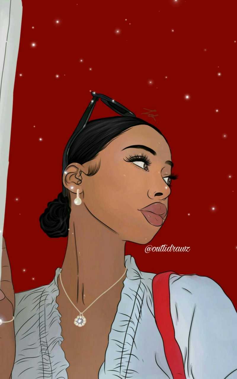 800x1280 Cute Black Girl Wallpaper