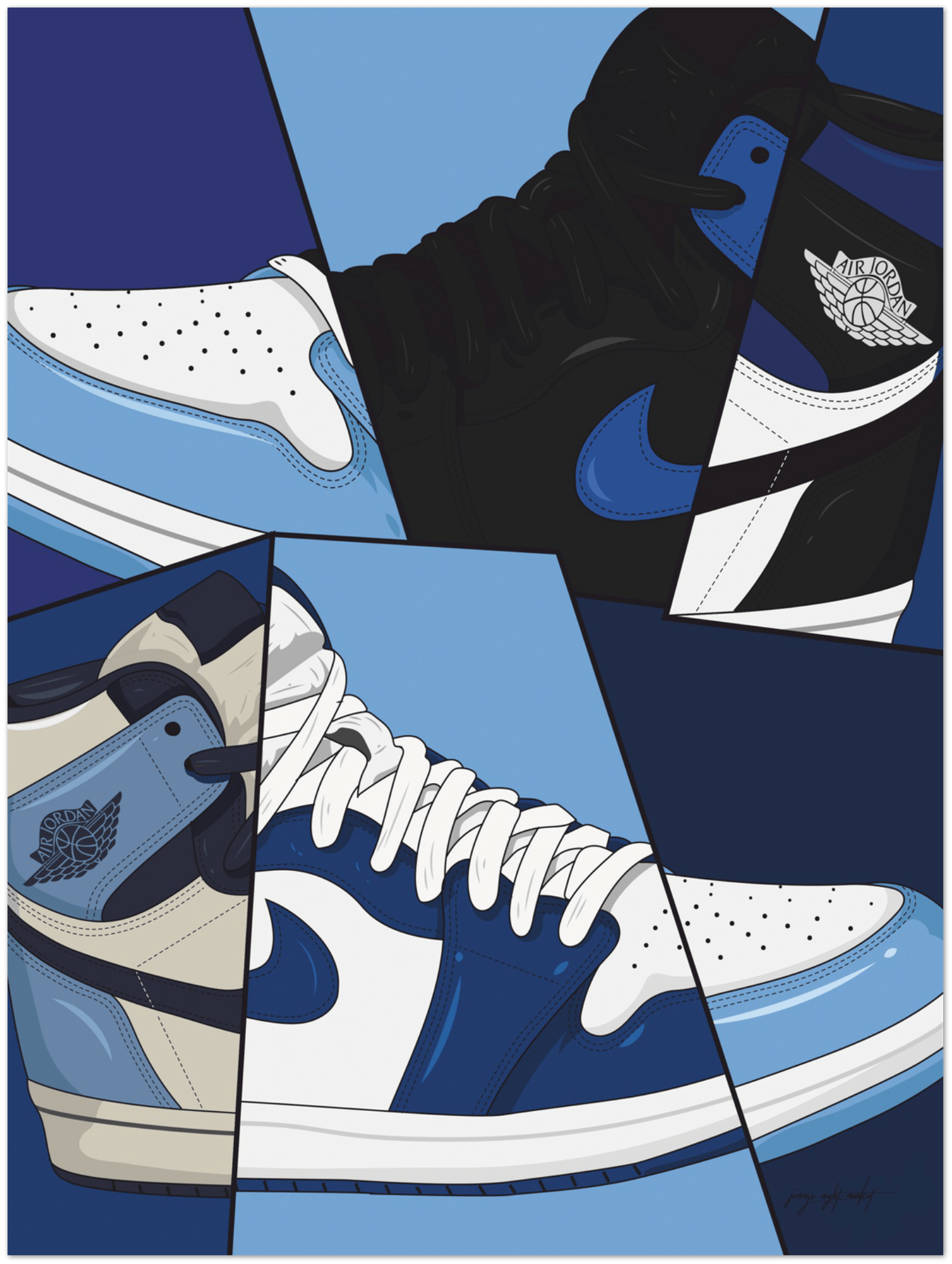 Blue Jordan Shoes Wallpapers - Top Free Blue Jordan Shoes Backgrounds ...