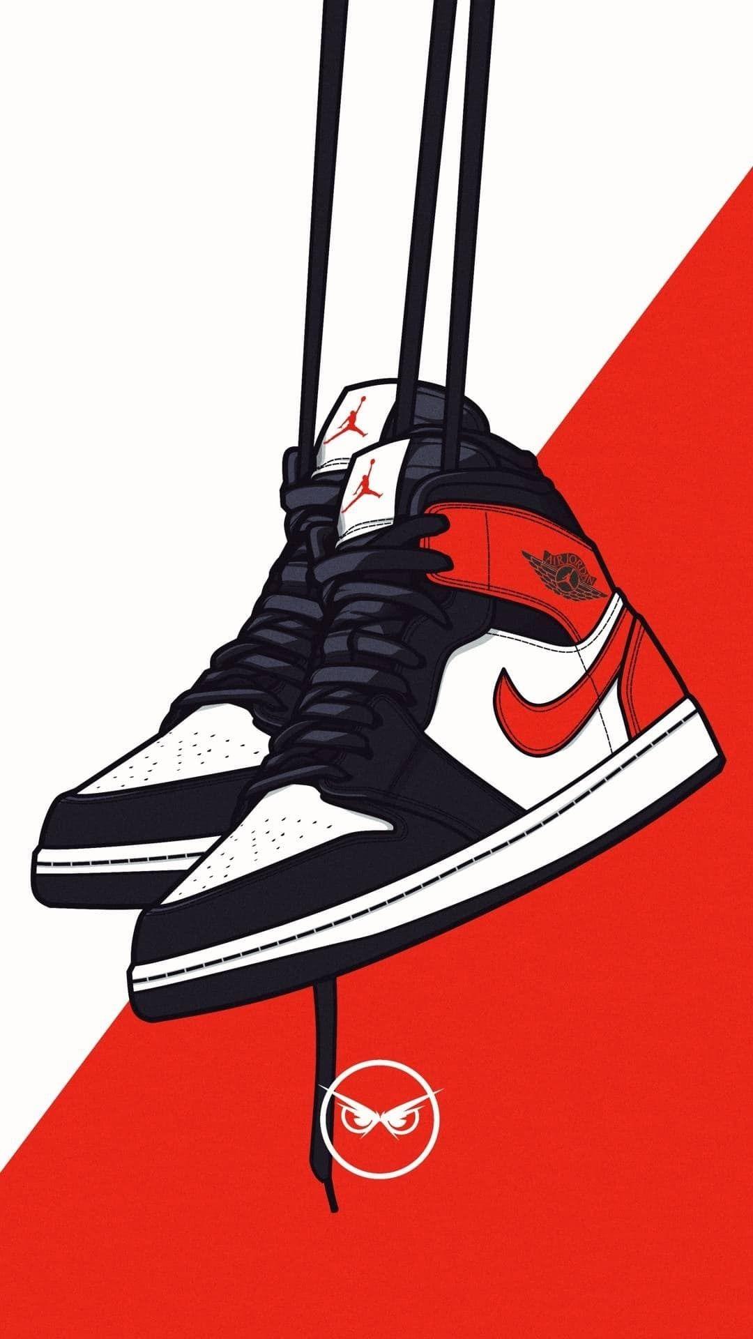 1080x1920 Air Jordan Sneaker iPhone Wallpaper