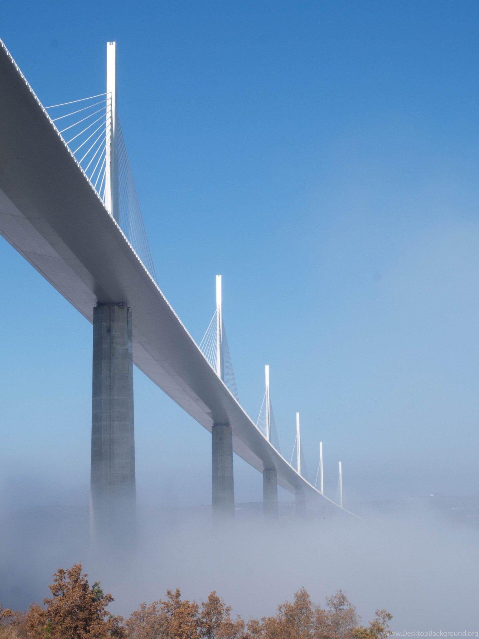 1536x2048 Engineering And Architecture Millau Viaduct Is A 460m Multi Cable Stayed Road #bridge Crossing The Valley Of The River Tarn, Near The Millau Town In Southern #France. The #MillauViaduct Is