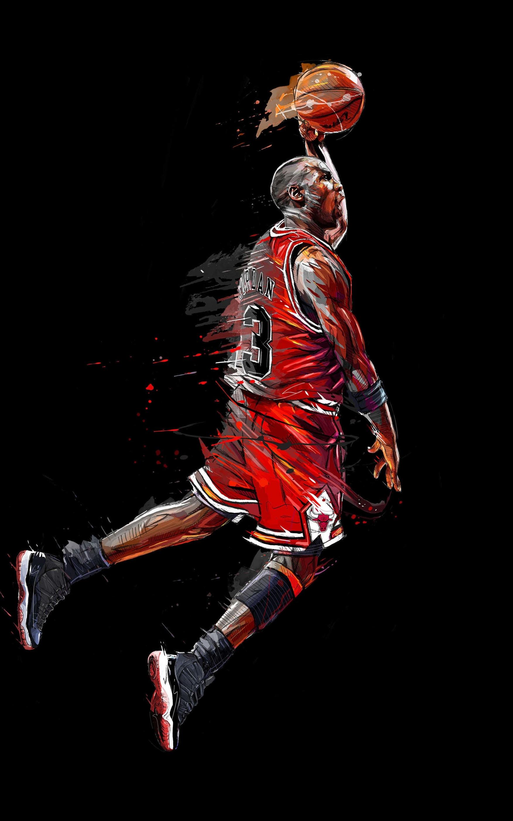 1752x2800 Michael Jordan Phone Wallpaper