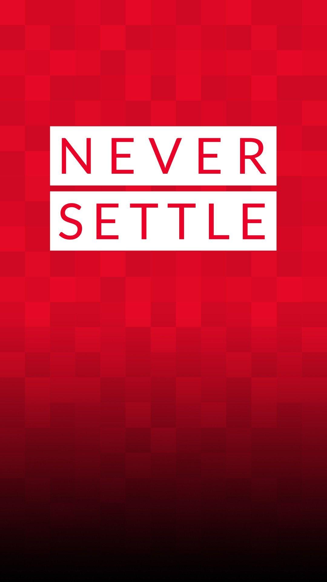 1080x1920 OnePlus Stock Never Settle Red Smartphone Wallpaper and Lockscreen HD. Never settle wallpaper, Dark wallpaper iphone, Never settle