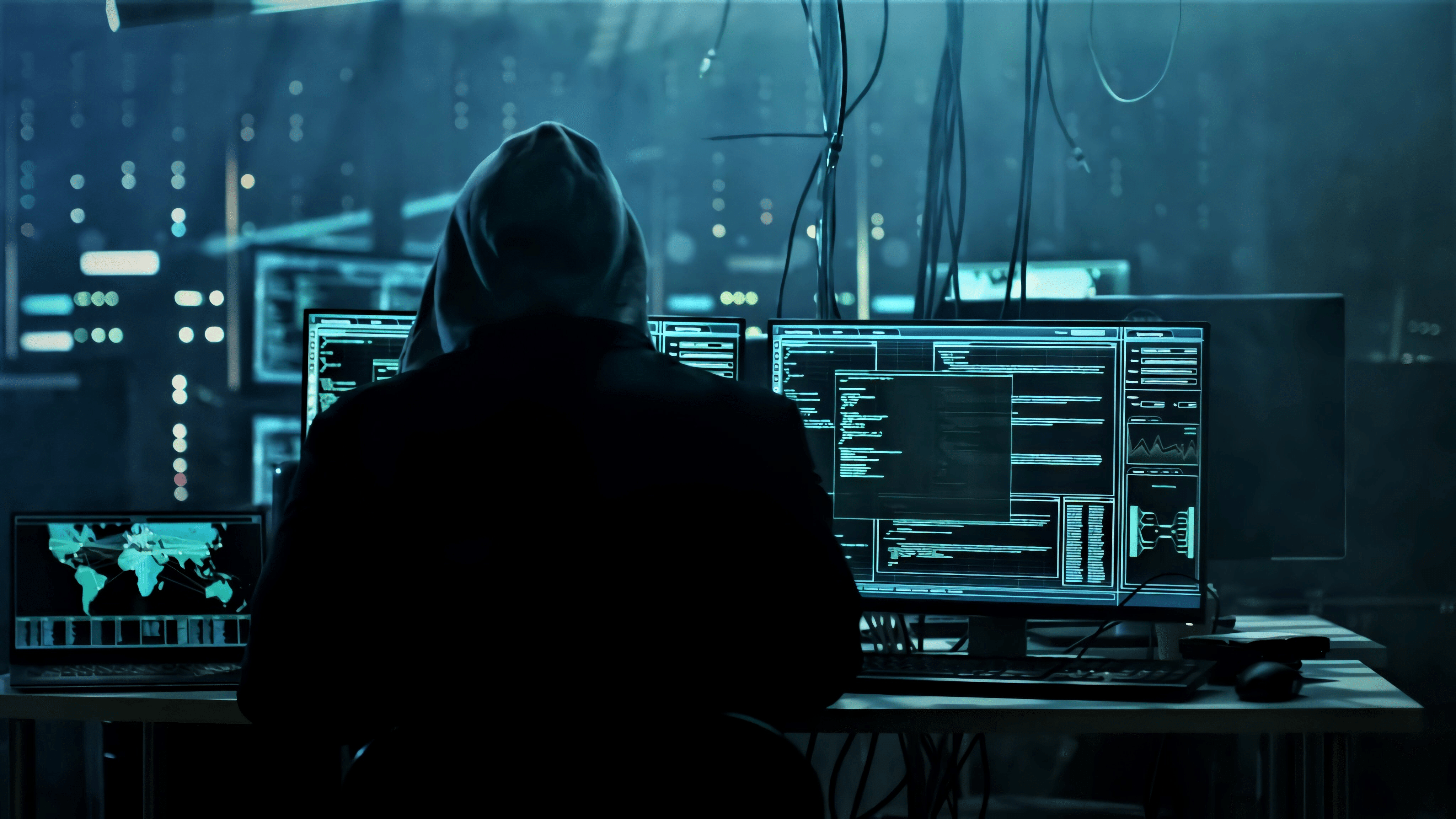 4096x2304 Ultra HD Hacker: Anonymous Tech Mastery in 4K