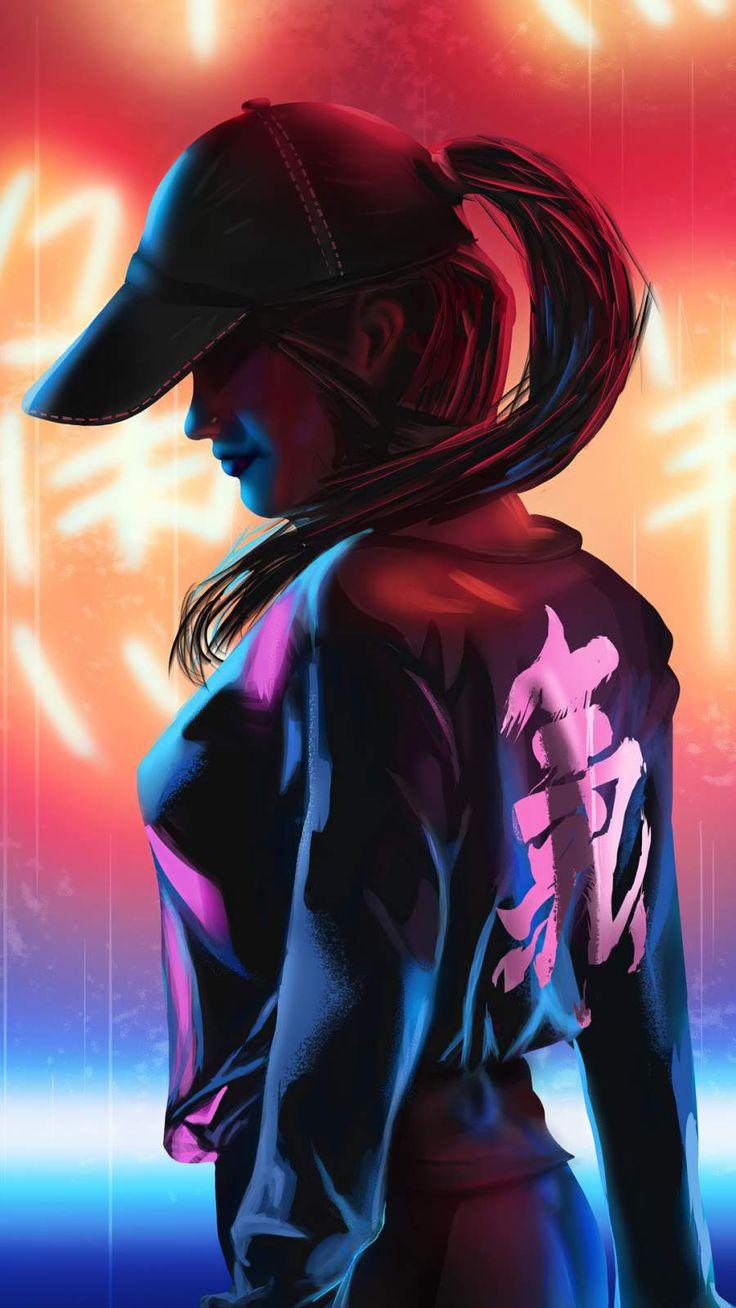 736x1308 Free download Cyber Girl iPhone Wallpaper Girl iphone wallpaper Neon girl [736x1308] for your Desktop, Mobile & Tablet. Explore Abstract Girl iPhone Wallpaper. Abstract iPhone Wallpaper, Blue Abstract iPhone