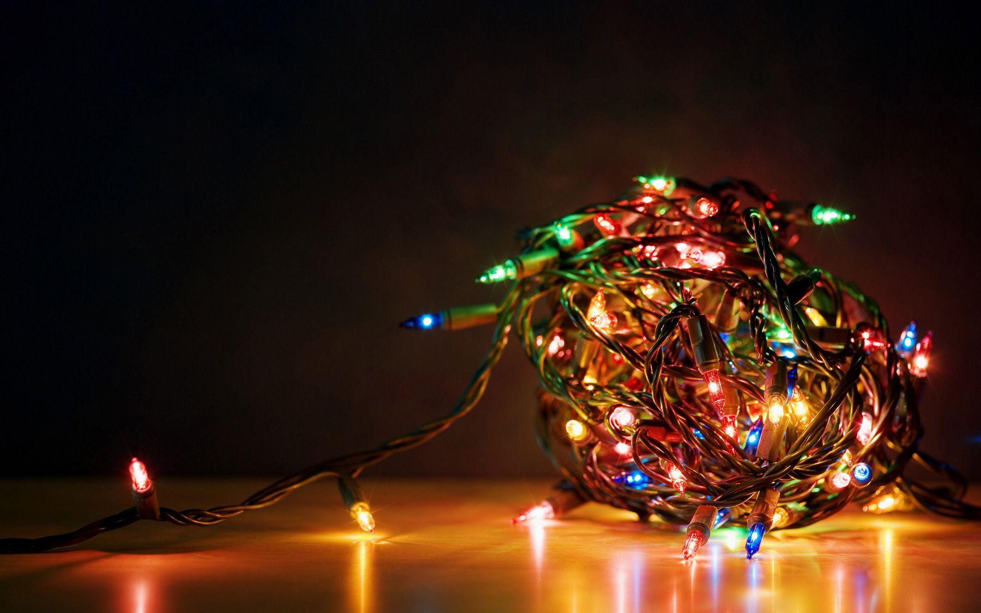 Christmas Lights High Resolution Christmas Computer Wallpaper Hd