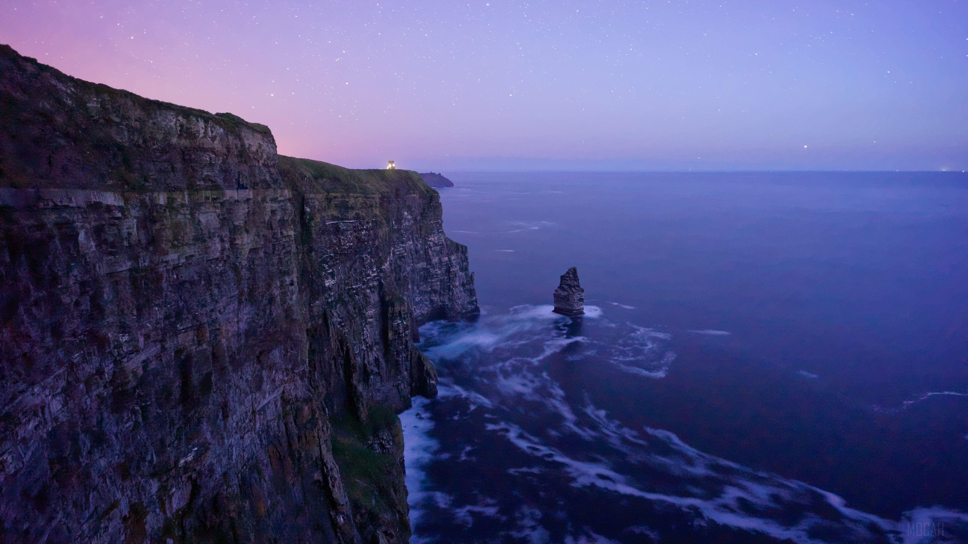 3840x2160 Cliff Sea Rocks Lake 4k Gallery HD Wallpaper