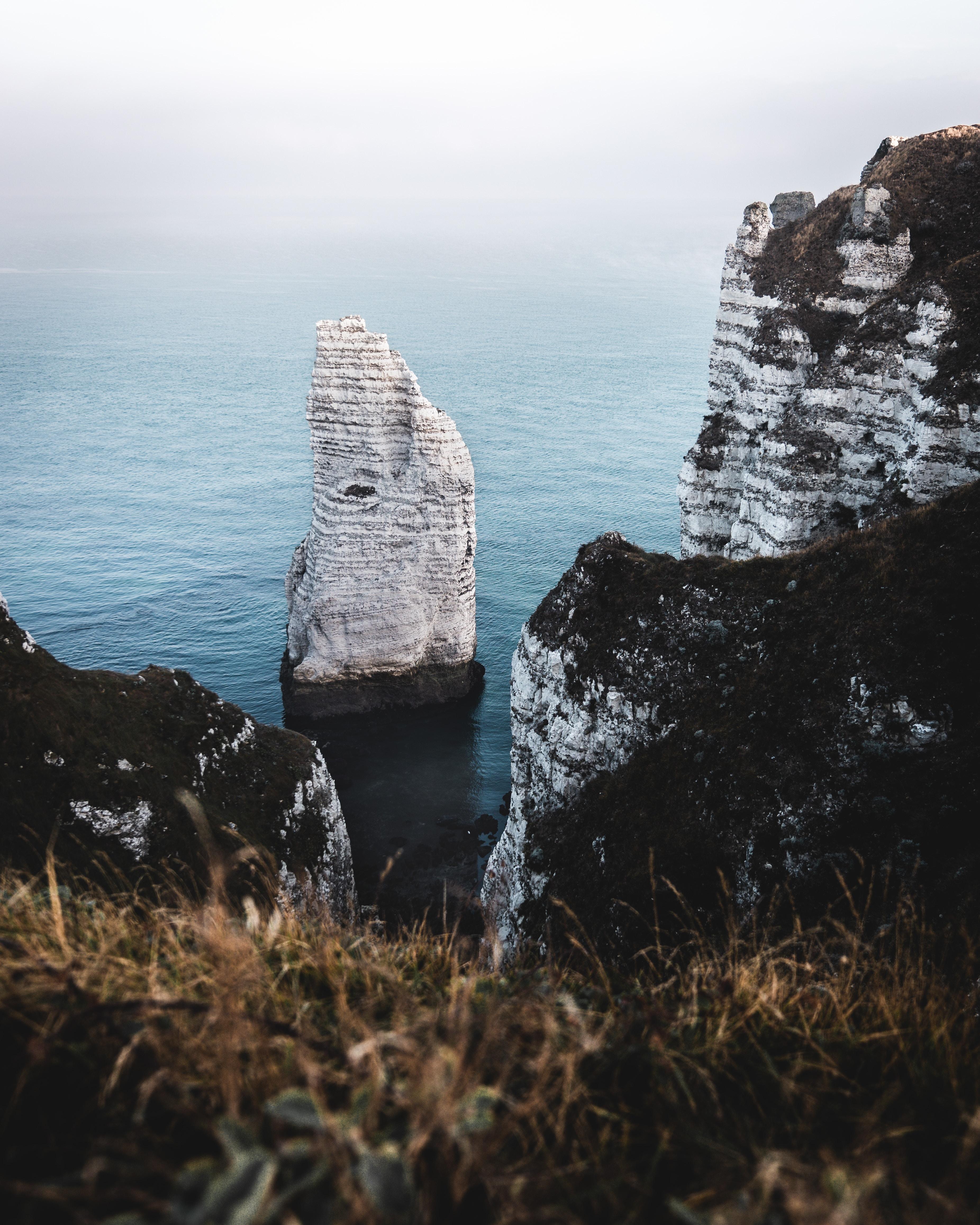 3704x4630 Wallpaper Rock, Sea, Cliff, Ocean, Water, Background Free Image