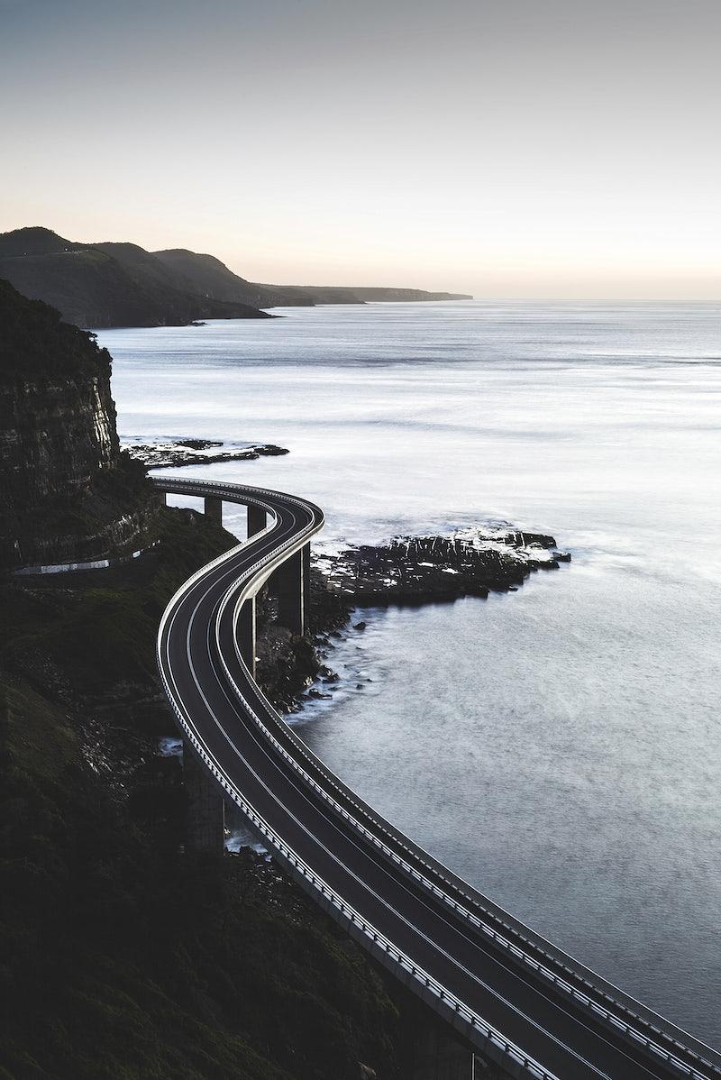 800x1198 Sea Cliff Bridge Image Wallpaper
