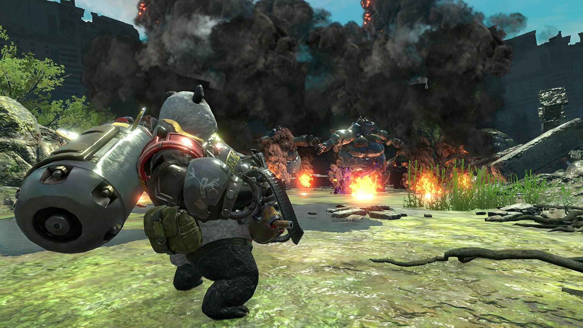 1920x1080 Contra: Rogue Corps Lets You Be A Trigger Happy Panda. Rock Paper Shotgun