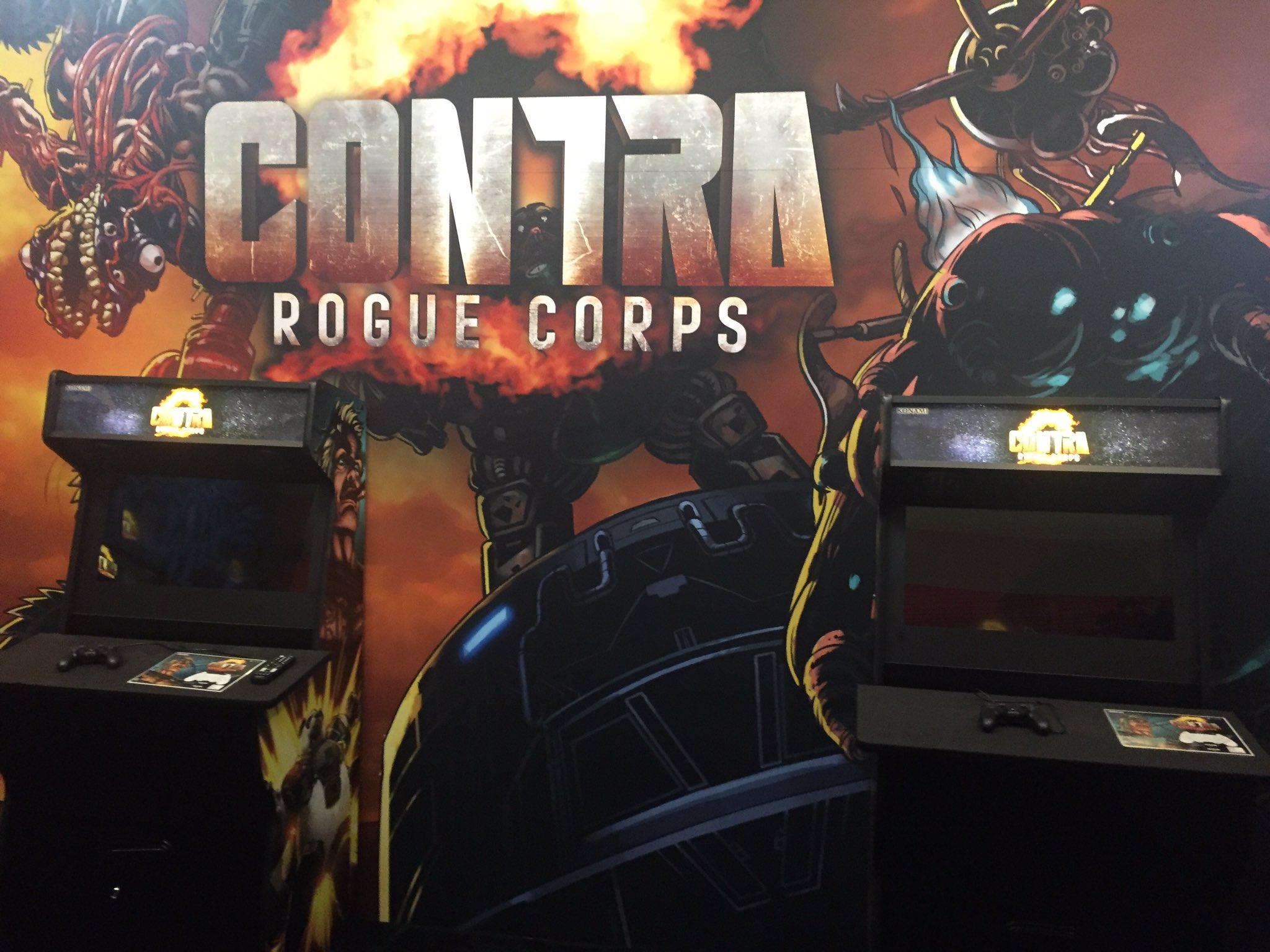 2048x1536 Konami the scenes as we prepare #CONTRA: ROGUE CORPS for hands on when the doors open! #E3