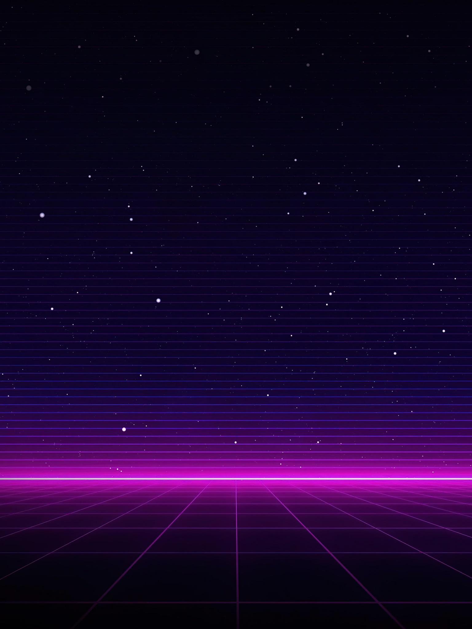 1536x2048 Outrun Wallpaper 4K, Neon, Dark background, Abstract