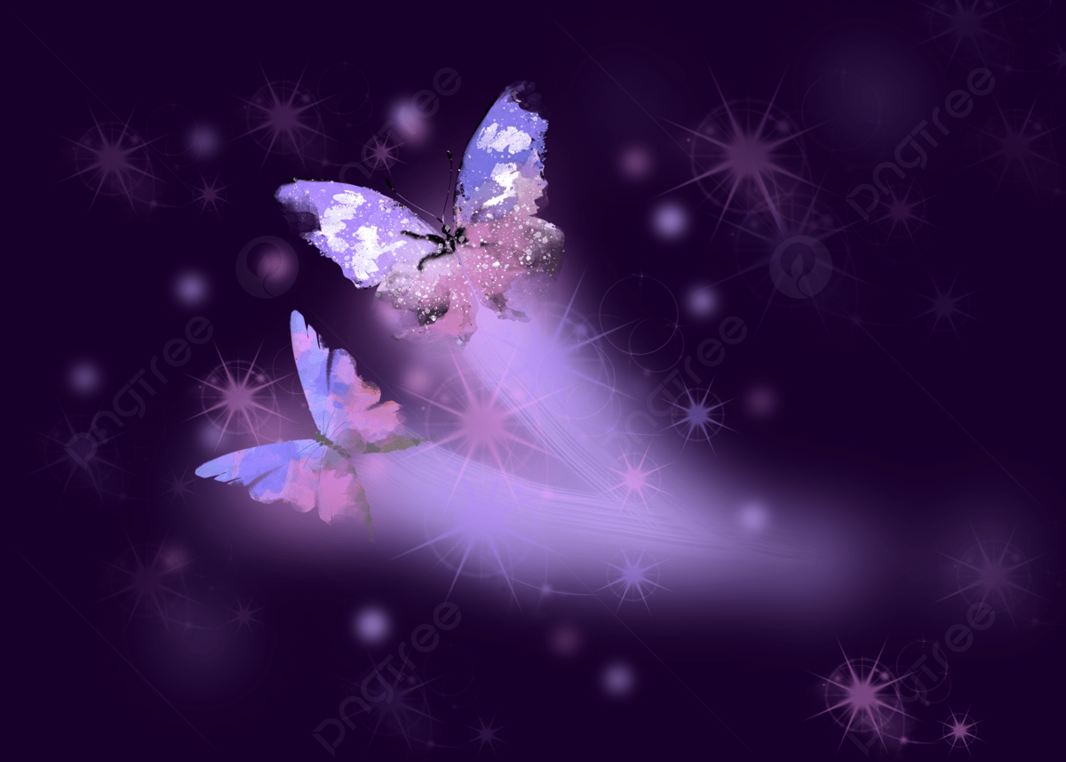 1200x857 Purple Butterfly Light Effect
