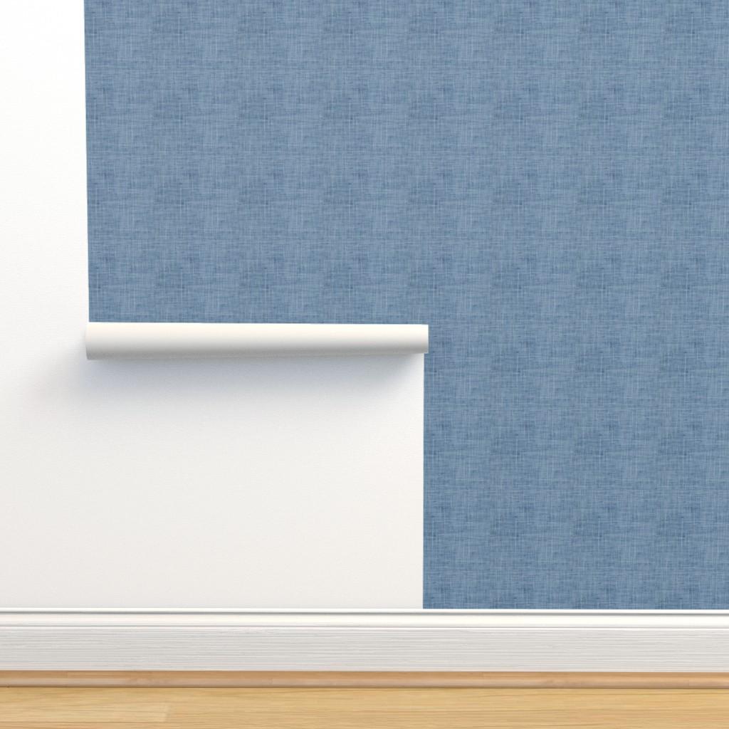 1024x1024 Light Denim Blue Hessian Linen Texture Wallpaper