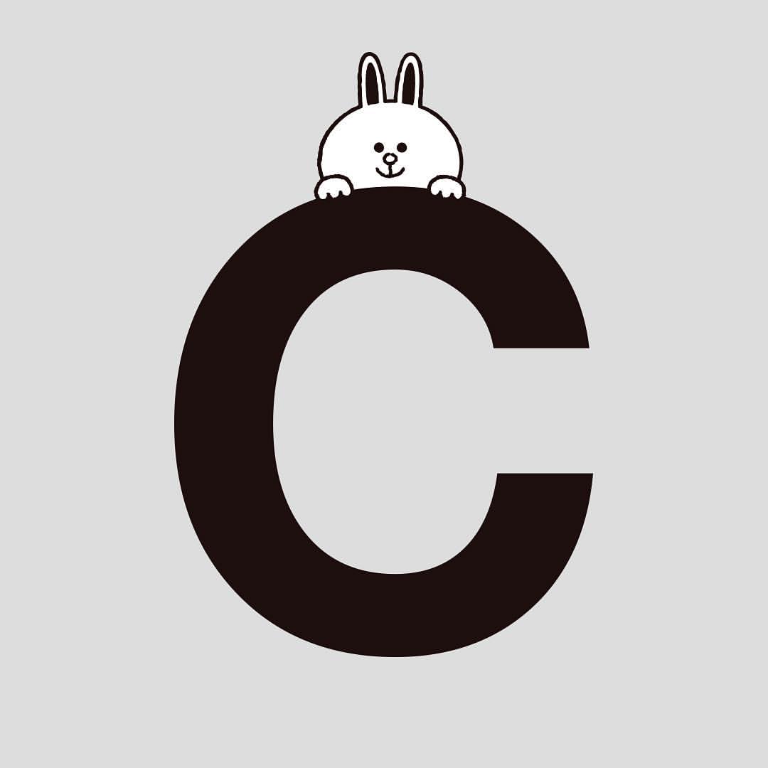 1080x1080 LINE FRIENDS. HELVETICA wallpaper series Cony C. .. #LINEFRIENDS