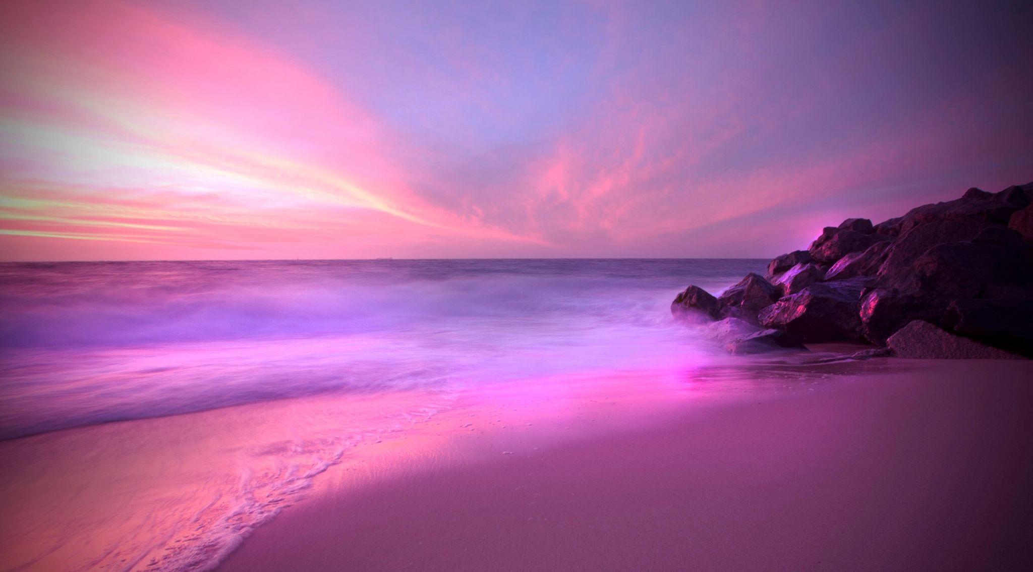 Pink Tropical Beach Wallpapers Top Free Pink Tropical Beach