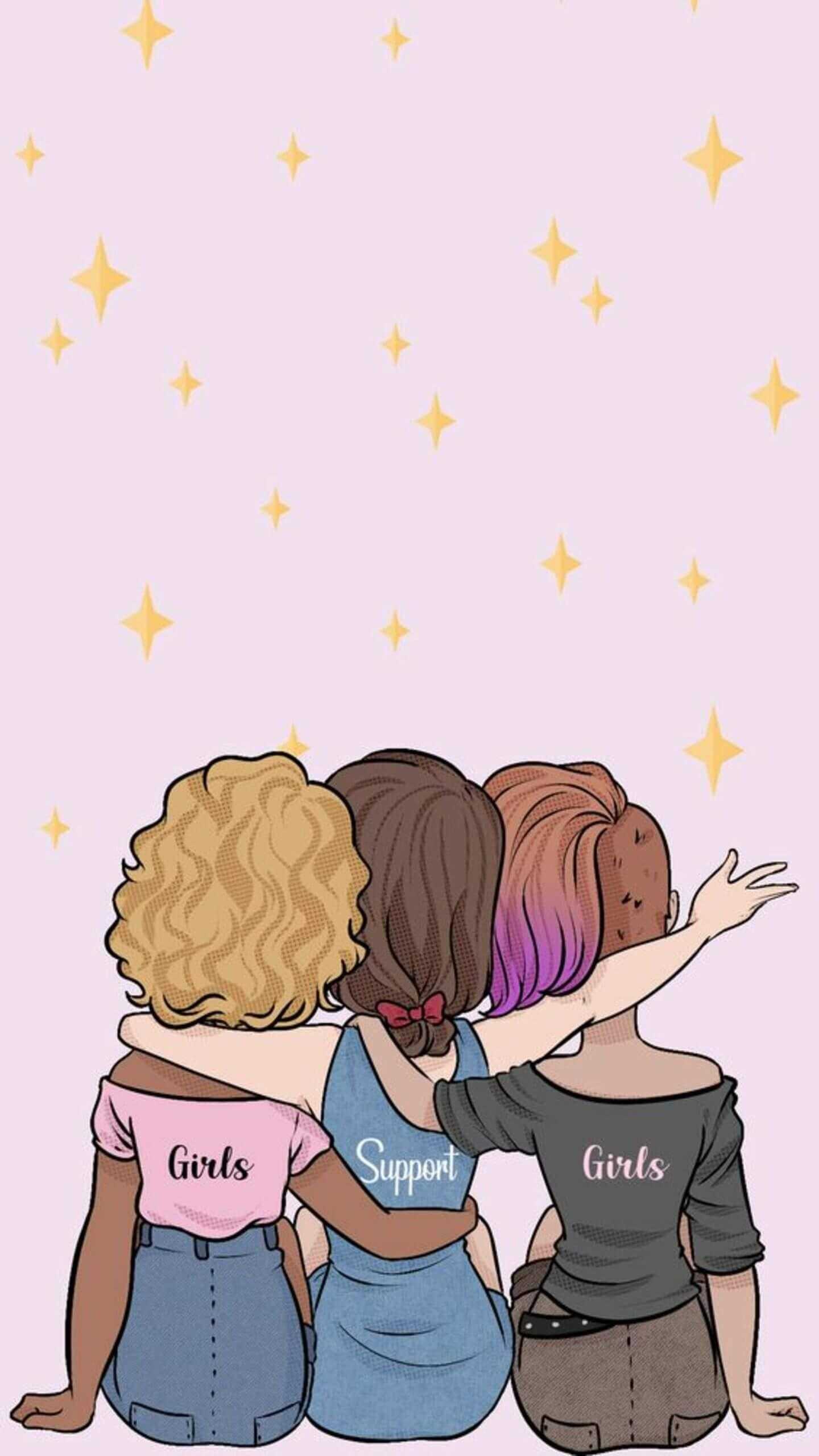 1440x2560 Best Friend Aesthetic Wallpaper