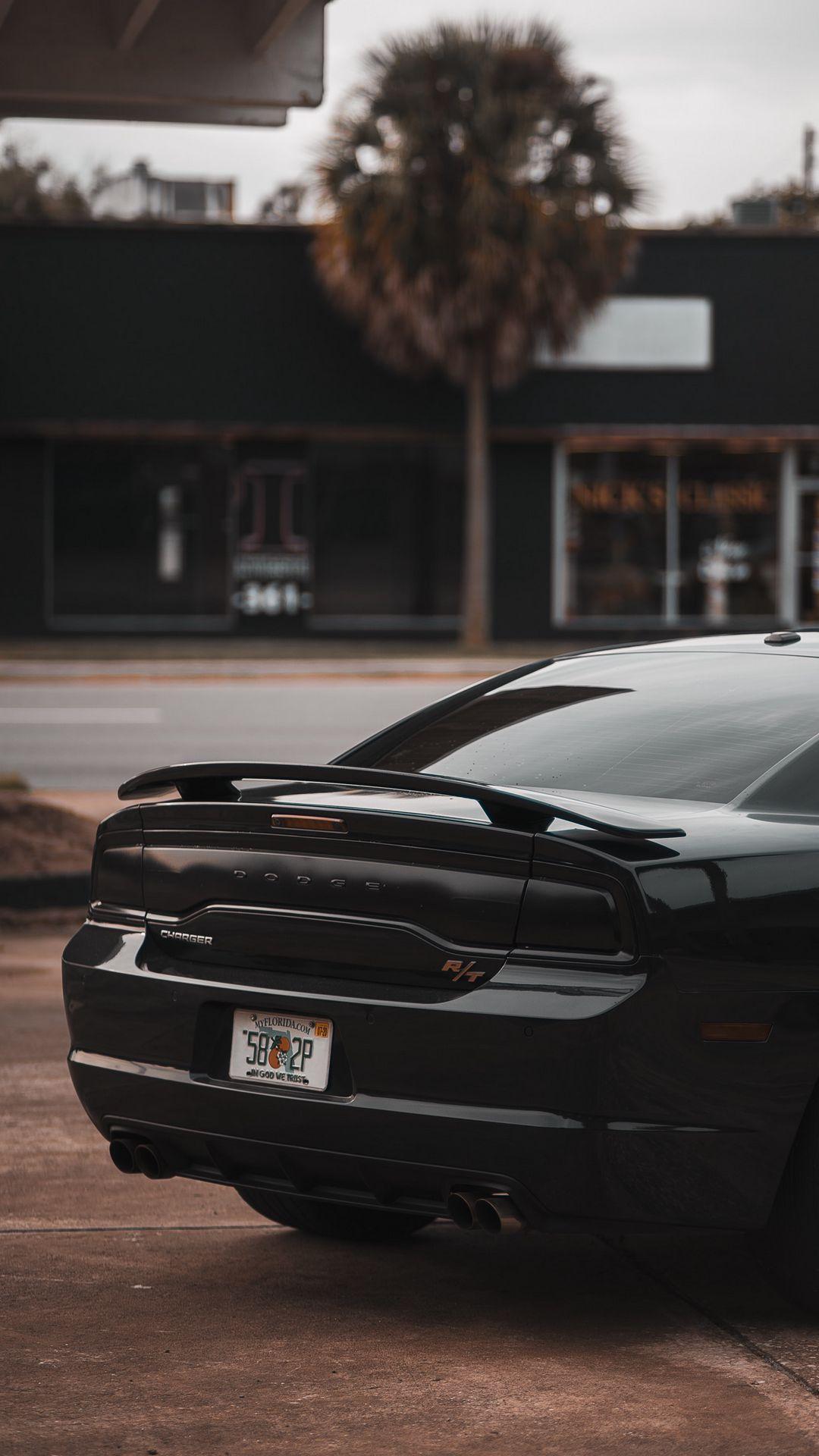 1080x1920 Download wallpaper 1080x1920 dodge charger, car, rear view, black samsung galaxy s s note, sony xperia z, z z z htc one, lenovo vibe HD background