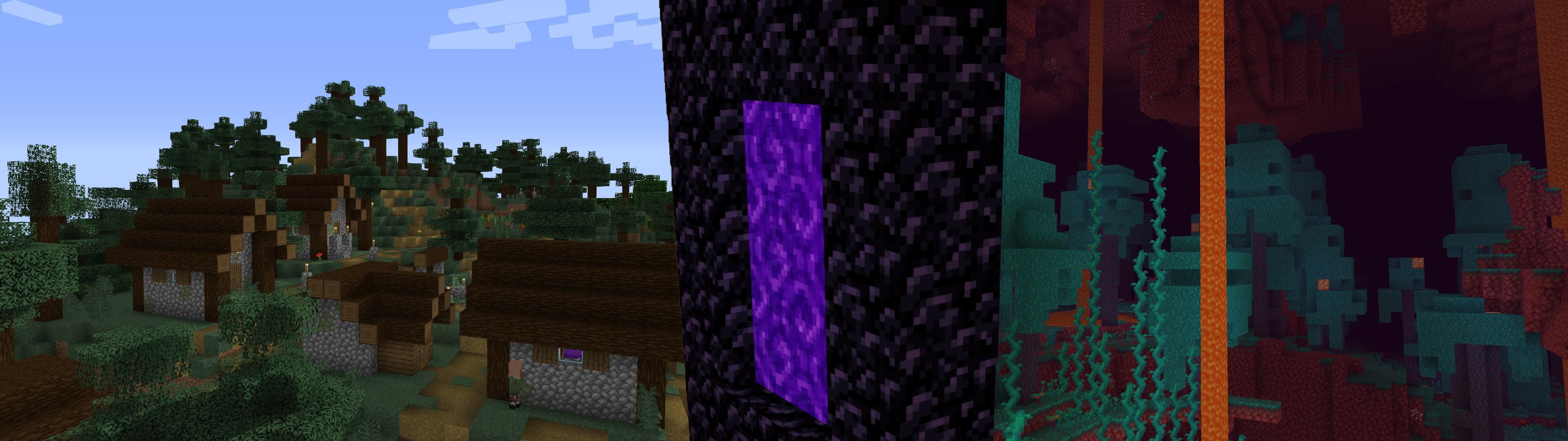 Dual Screen Minecraft Wallpapers Top Free Dual Screen Minecraft