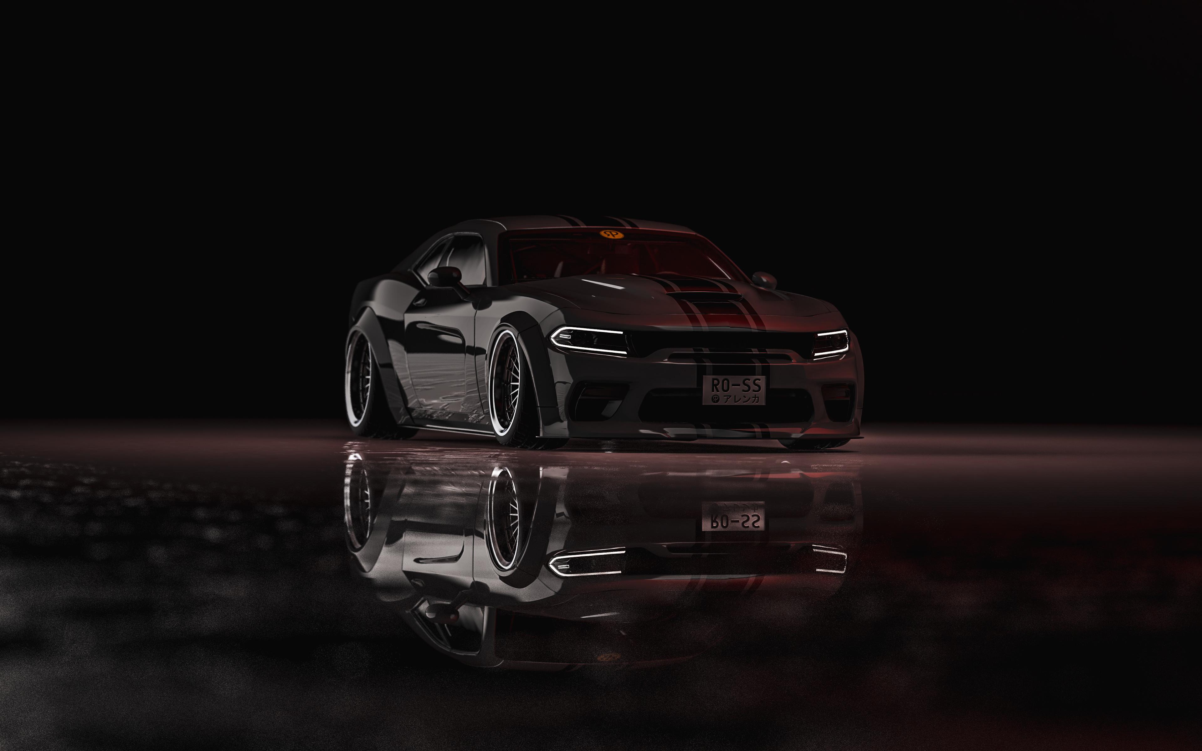 3840x2400 dodge charger, dodge, cars, hd, 4k, artstation Gallery HD Wallpaper