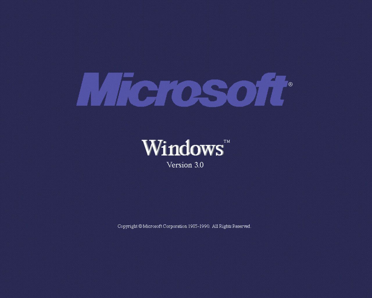1280x1024 Windows 3.0 Wallpaper