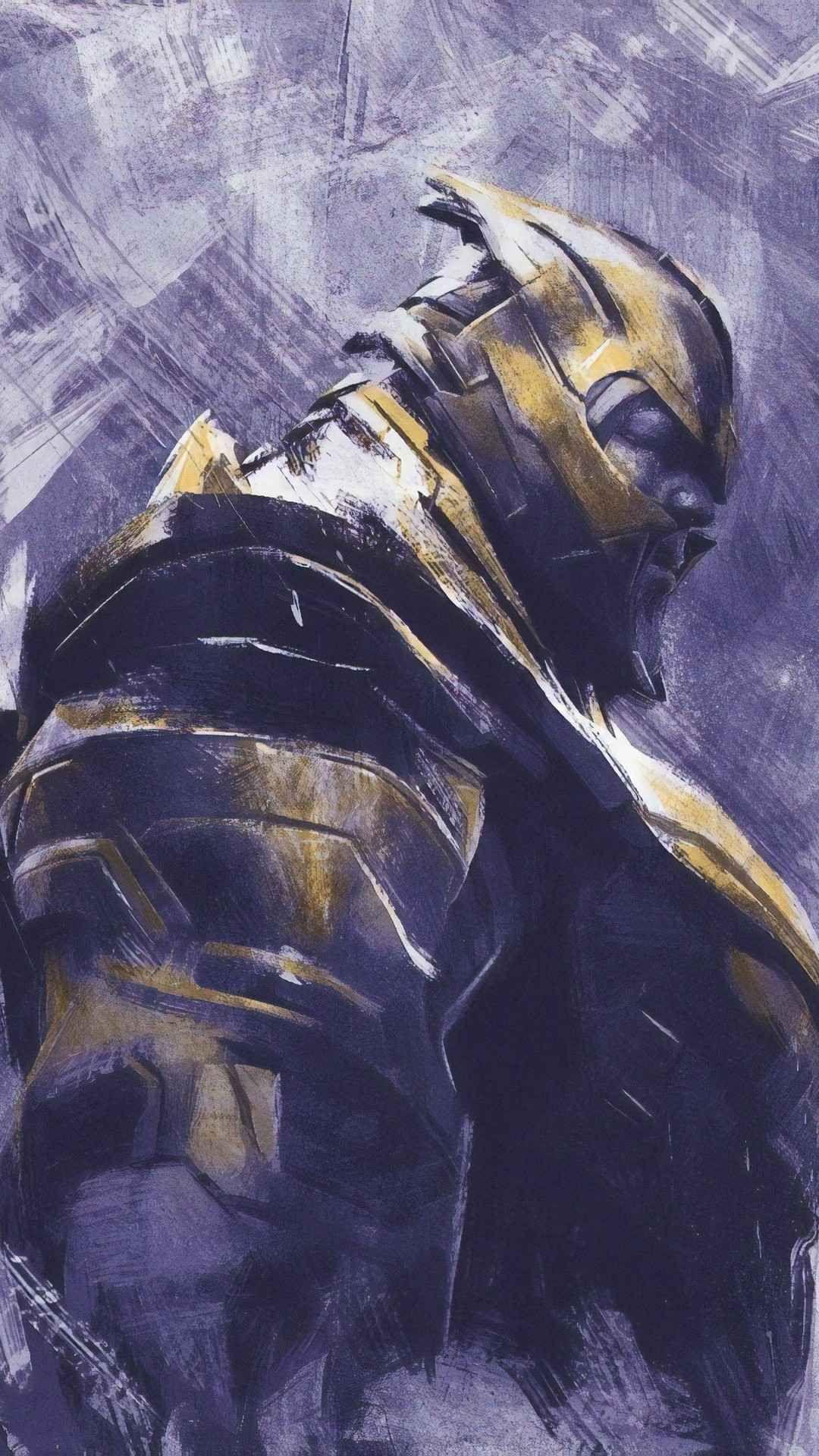 1080x1920 Thanos Art iPhone Wallpaper