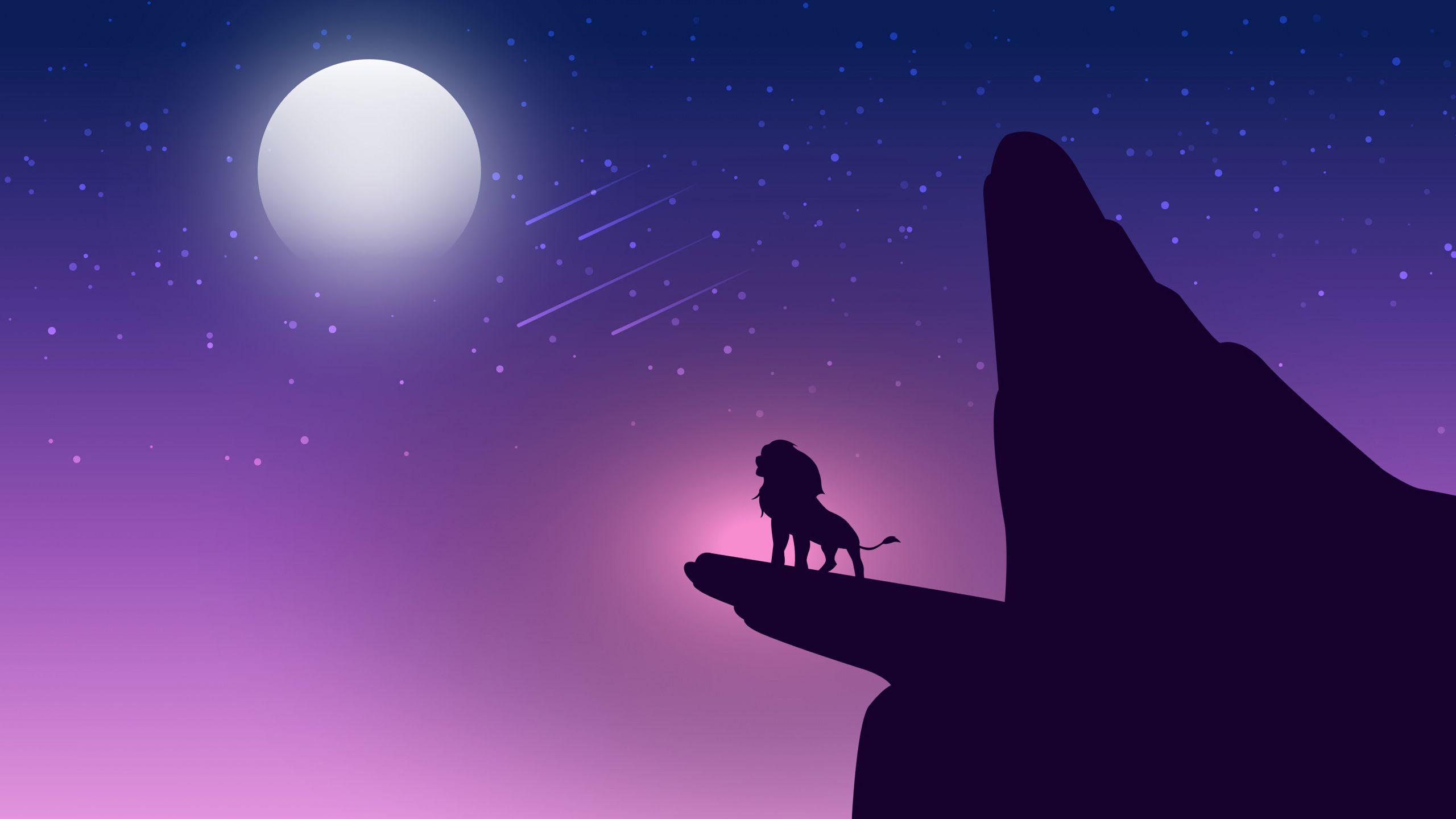 2560x1440 Free download 2560x1440 Night lion king Simba minimal silhouette art [2560x1440] for your Desktop, Mobile & Tablet. Explore 2560X1440 King Wallpaper. Free 2560x1440 Wallpaper, Wallpaper 2560x 2560x1440 Wallpaper