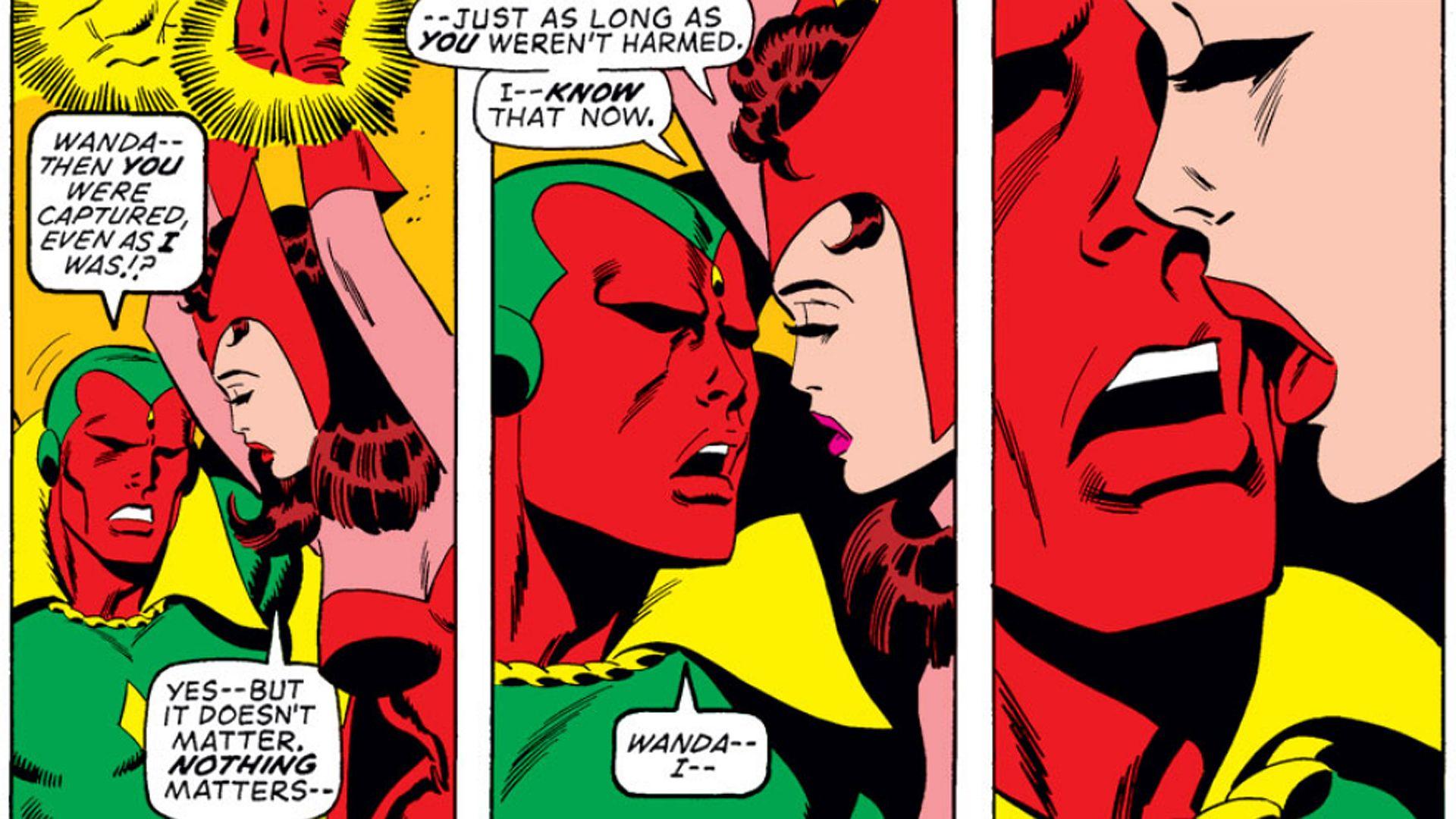 1920x1080 Can Scarlet Witch And Vision Have Sex? The Avengers Stars Weigh