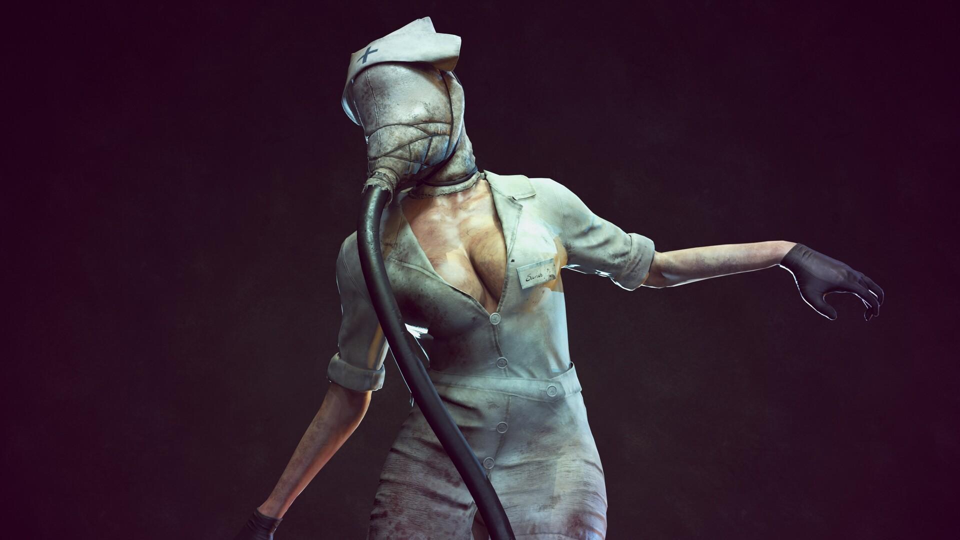 1920x1080 Silent hill nurse fanart