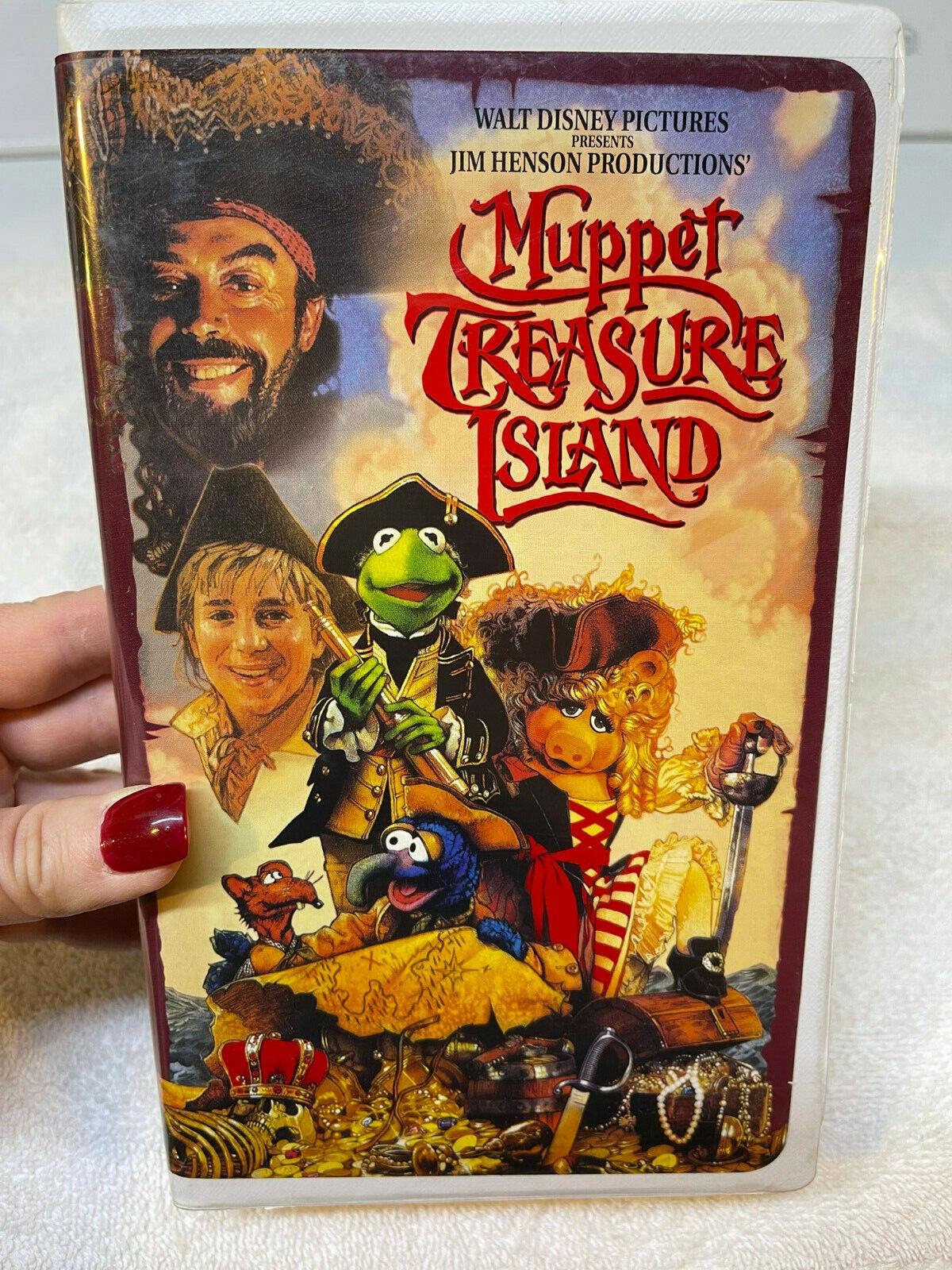 1200x1600 Walt Muppet Treasure Island VHS 7076 Disney Classic Jim Henson Kermit Miss Piggy