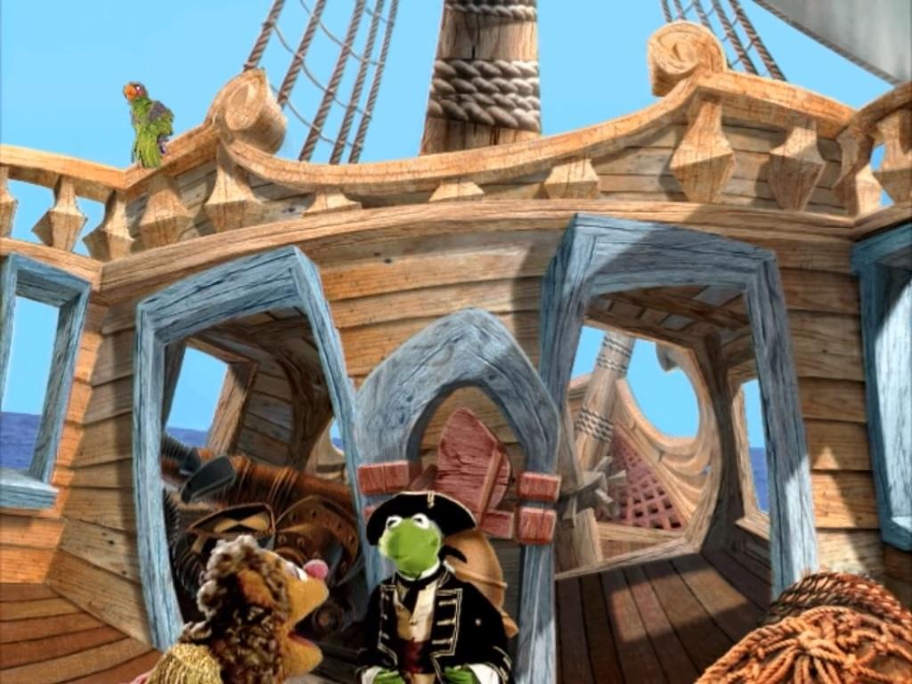 1024x768 Muppets Treasure Island (Video Game 1996)