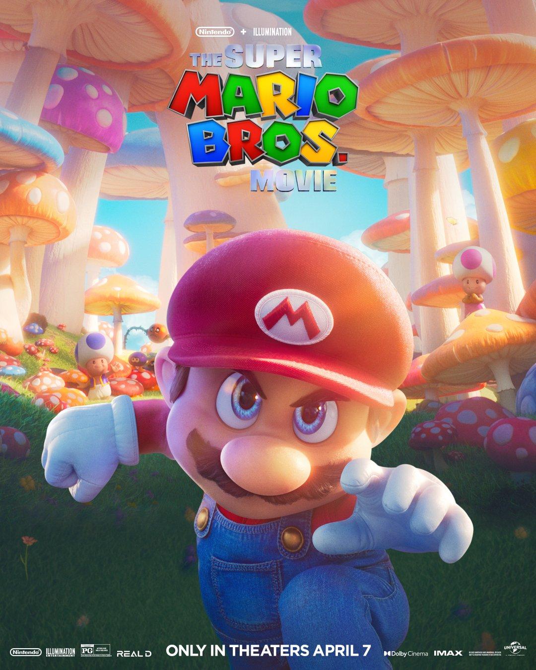 1080x1350 Mario Poster. The Super Mario Bros. Movie (2023 Film)