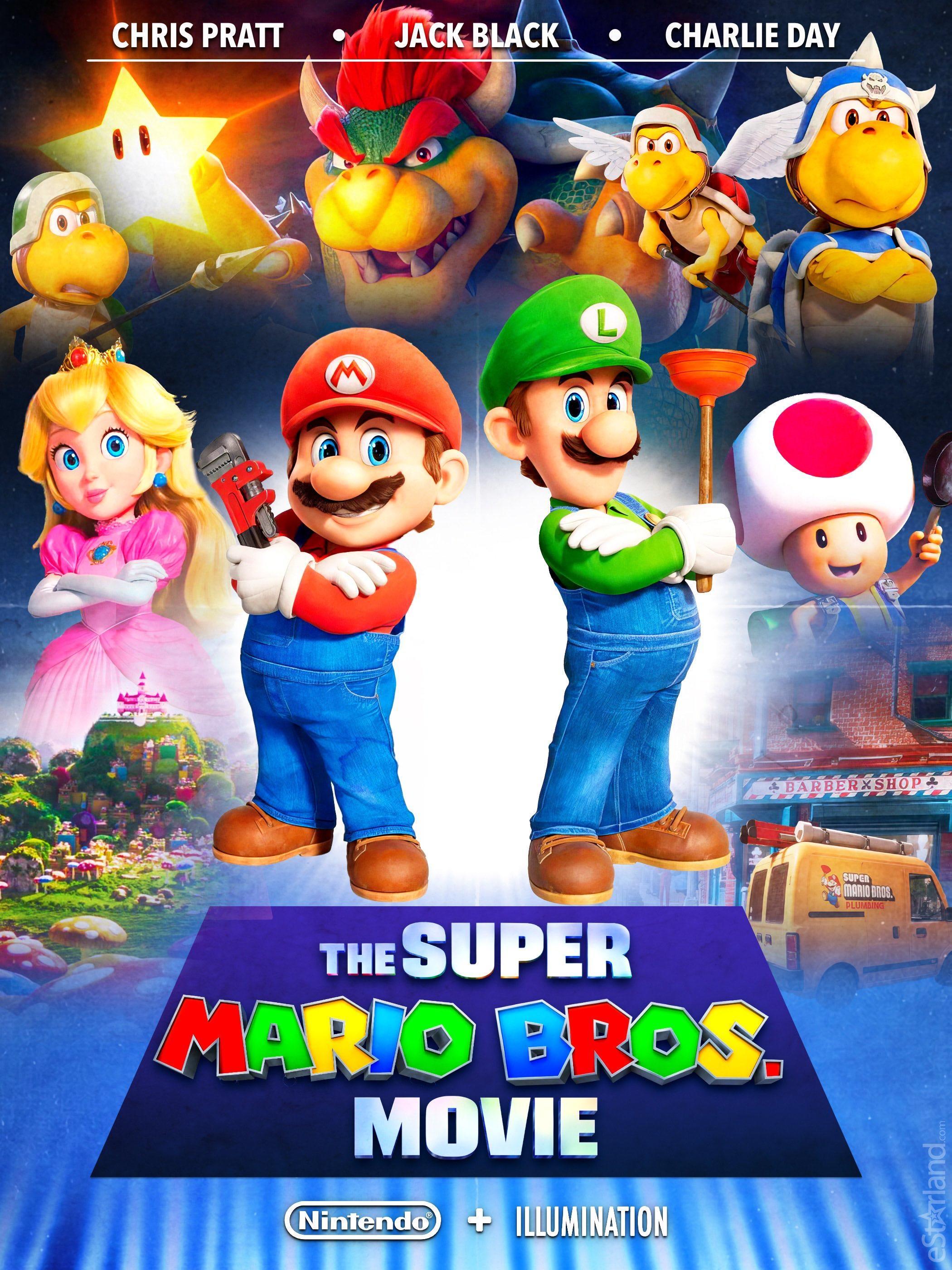 2100x2800 poster remake of The Super Mario Bros. Movie (1993). The Super Mario Bros. Movie (2023 Film)