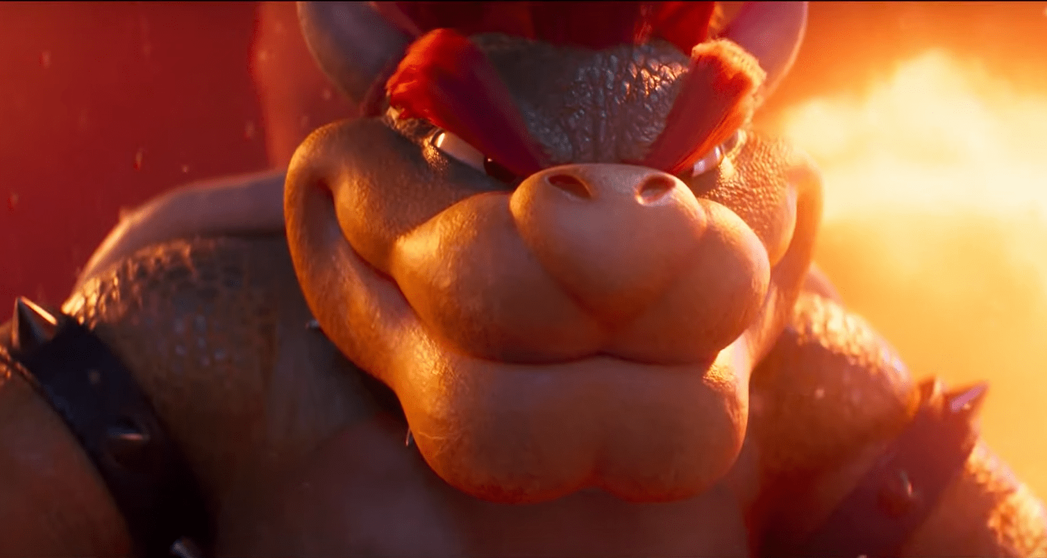 1508x804 The King Koopa Smiles. The Super Mario Bros. Movie (2023 Film)