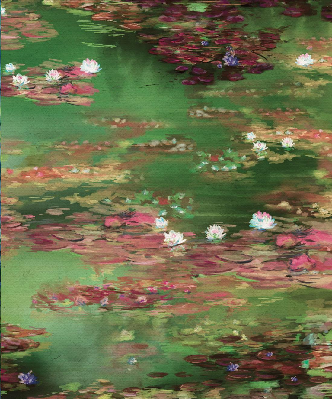 1100x1320 Water Lillies Wallpaper • Dreamy Pond Wallpaper