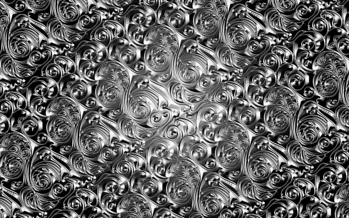 1200x750 Wallpaper Black and White Abstract Painting, Background Free Image