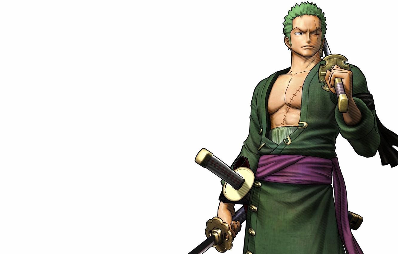 1332x850 Wallpaper green, Japan, sword, game, One Piece, pirate, anime, katana, sun, man, asian, manga, japanese, oriental, asiatic, Roronoa Zoro image for desktop, section игры
