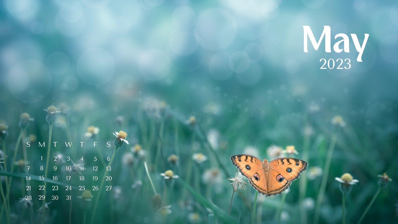 May 2023 Calendar Desktop Wallpapers  PixelsTalkNet