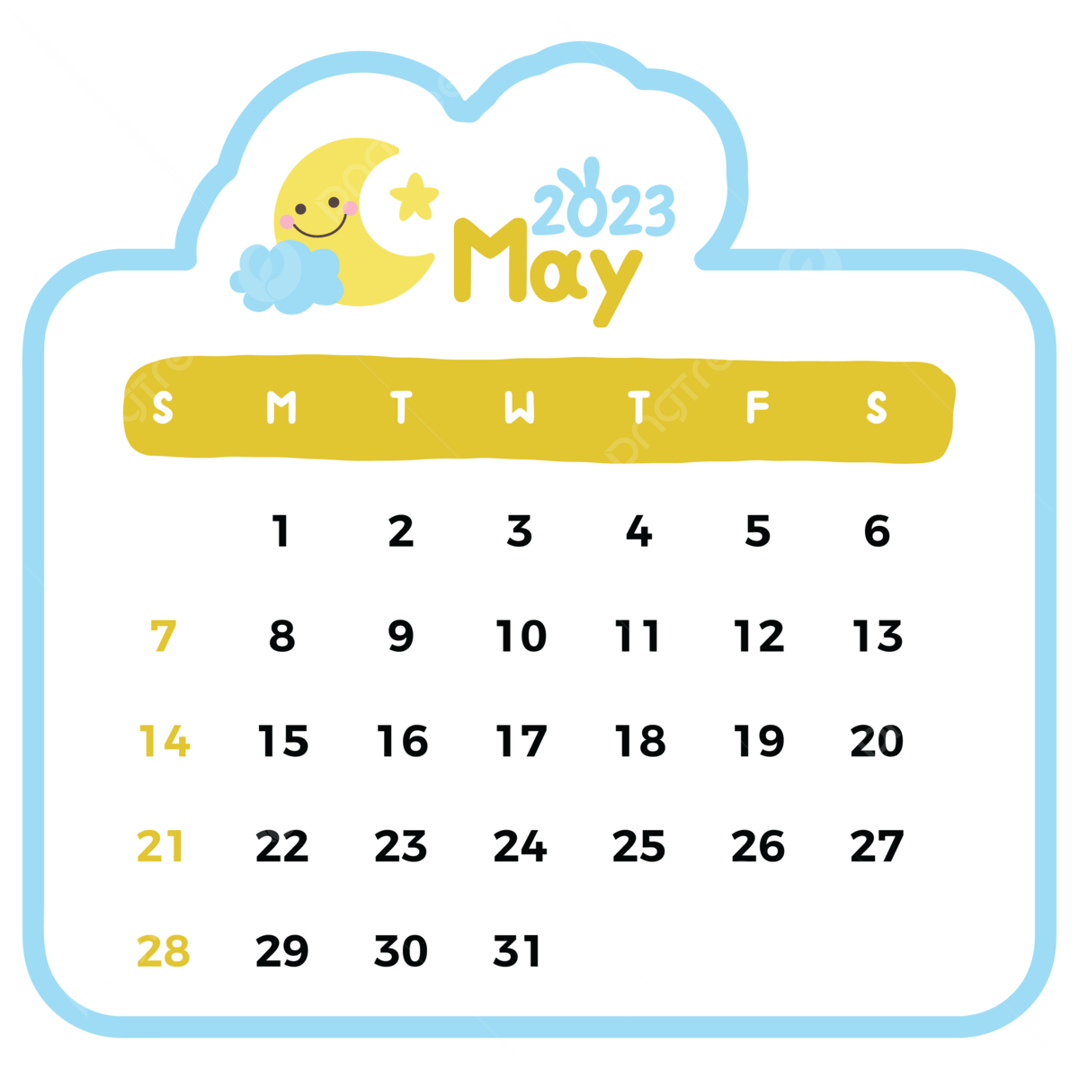 1200x1200 Calendar May 2023 PNG Transparent Image Free Download