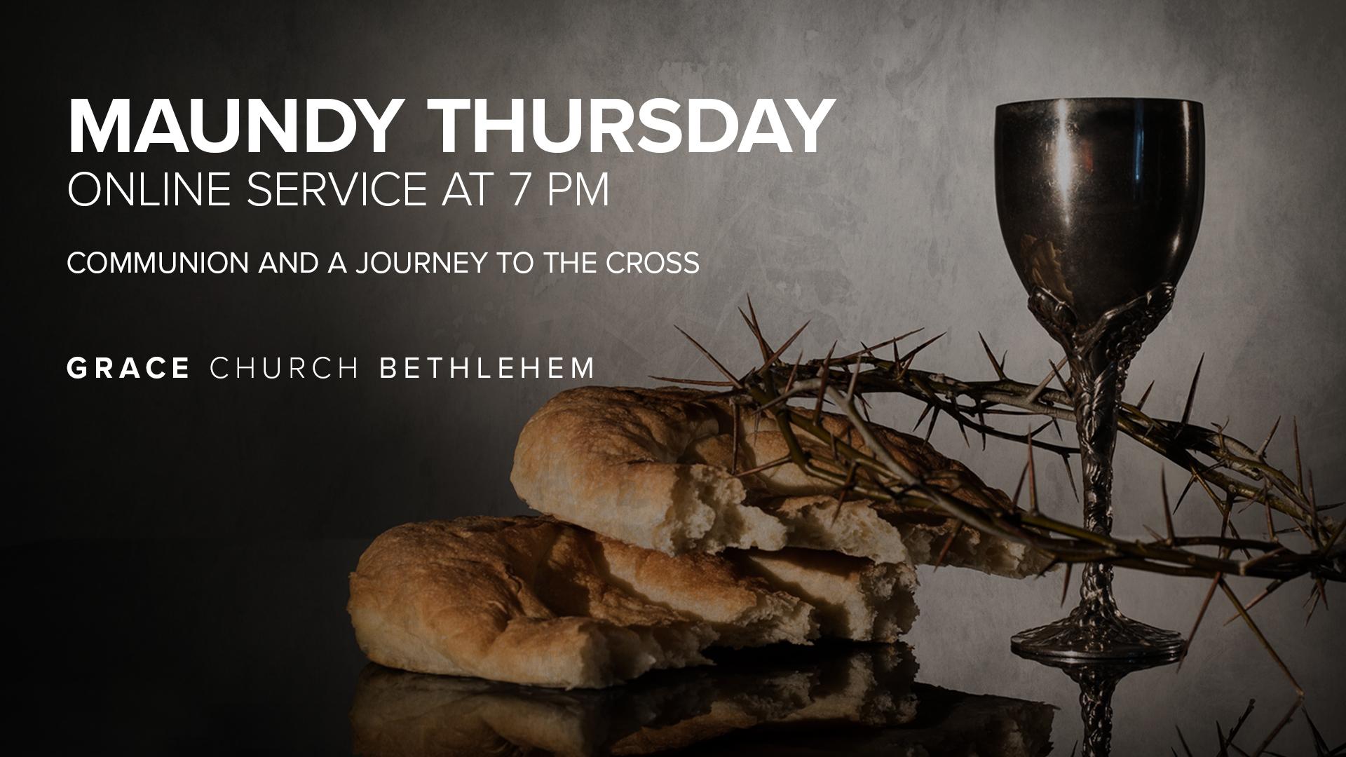 1920x1080 Maundy Thursday Online Service