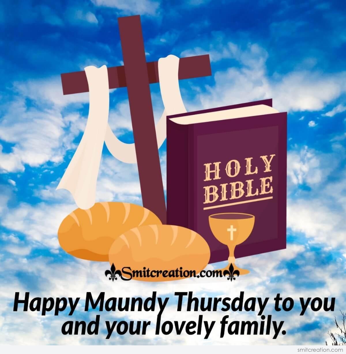 1200x1230 Happy Maundy Thursday To You And Your Loved Family