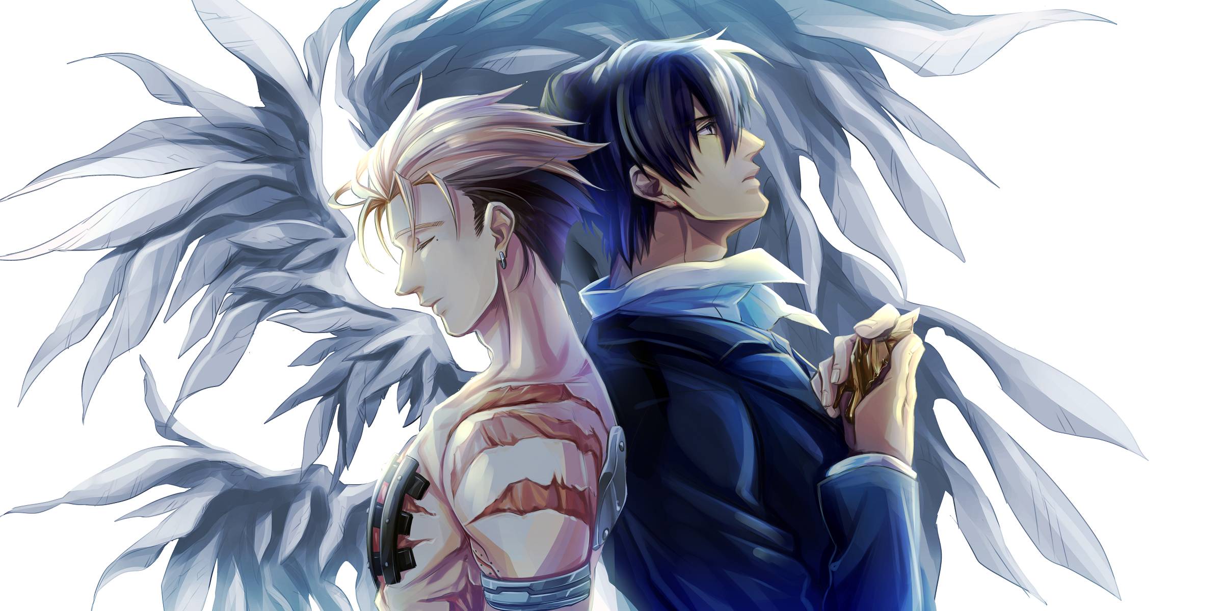 2400x1200 Trigun Yasuhiro Anime Image Board