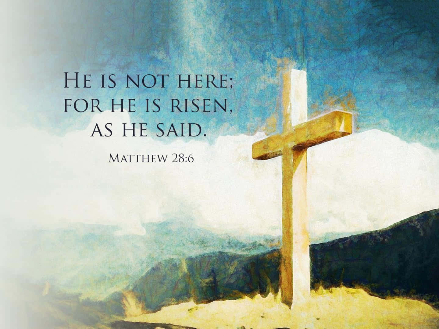 1440x1080 Download Religious Easter Wallpaper