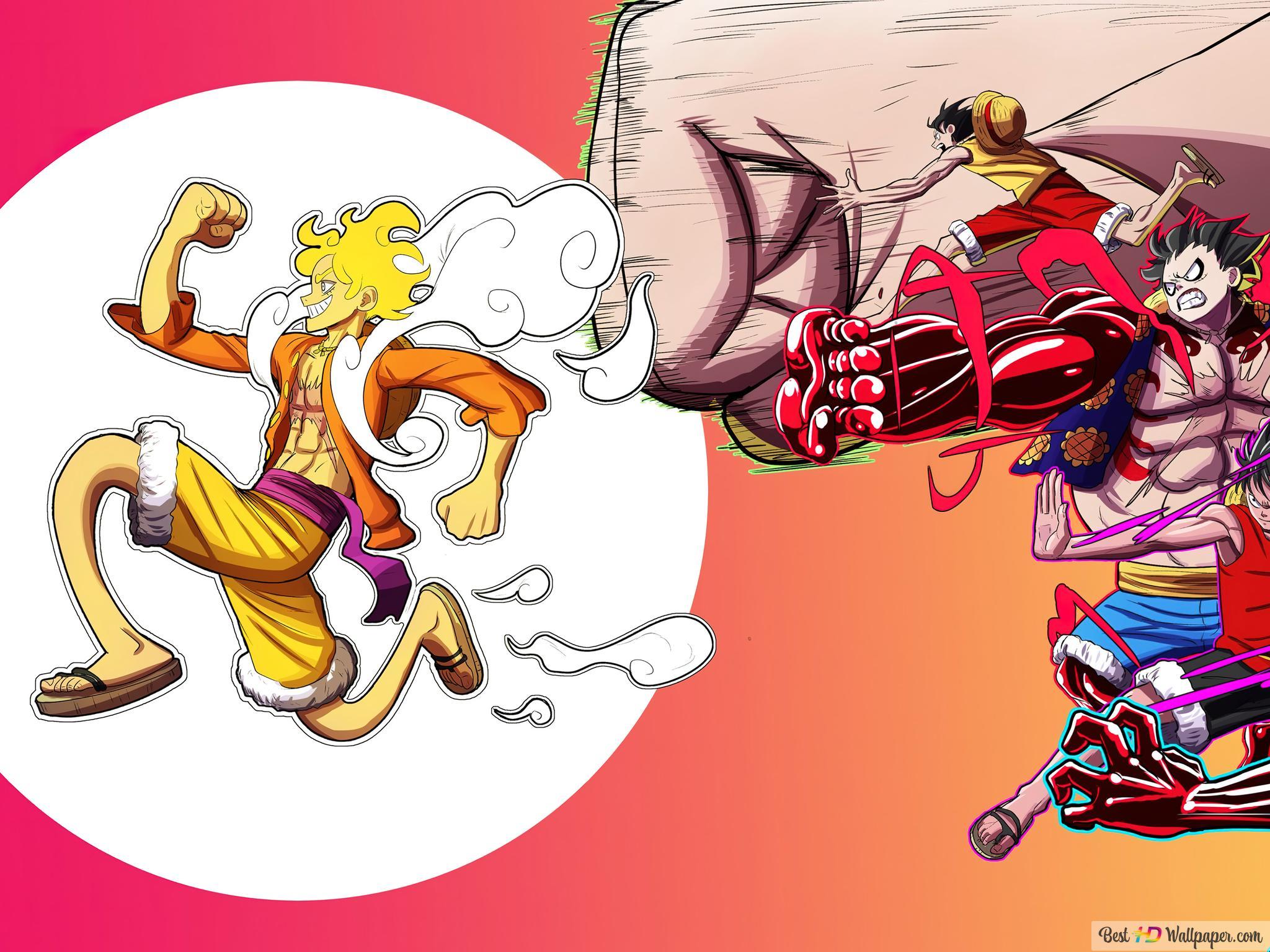 Luffy Gear 5 One Piece Gomu Gomu No Mi Live Wallpaper - MoeWalls