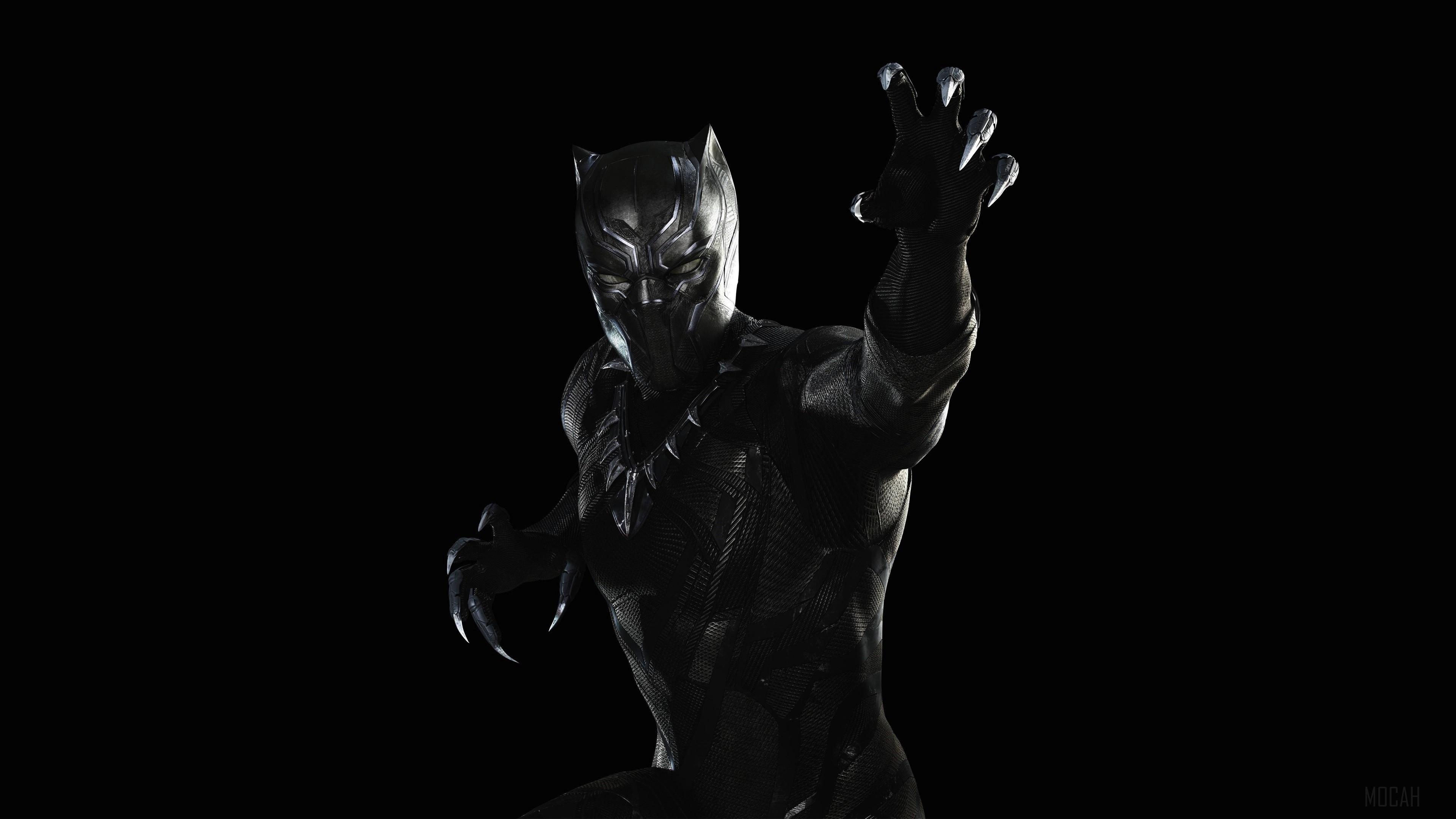 3840x2160 Black Panther Captain America Civil War 4k Gallery HD Wallpaper