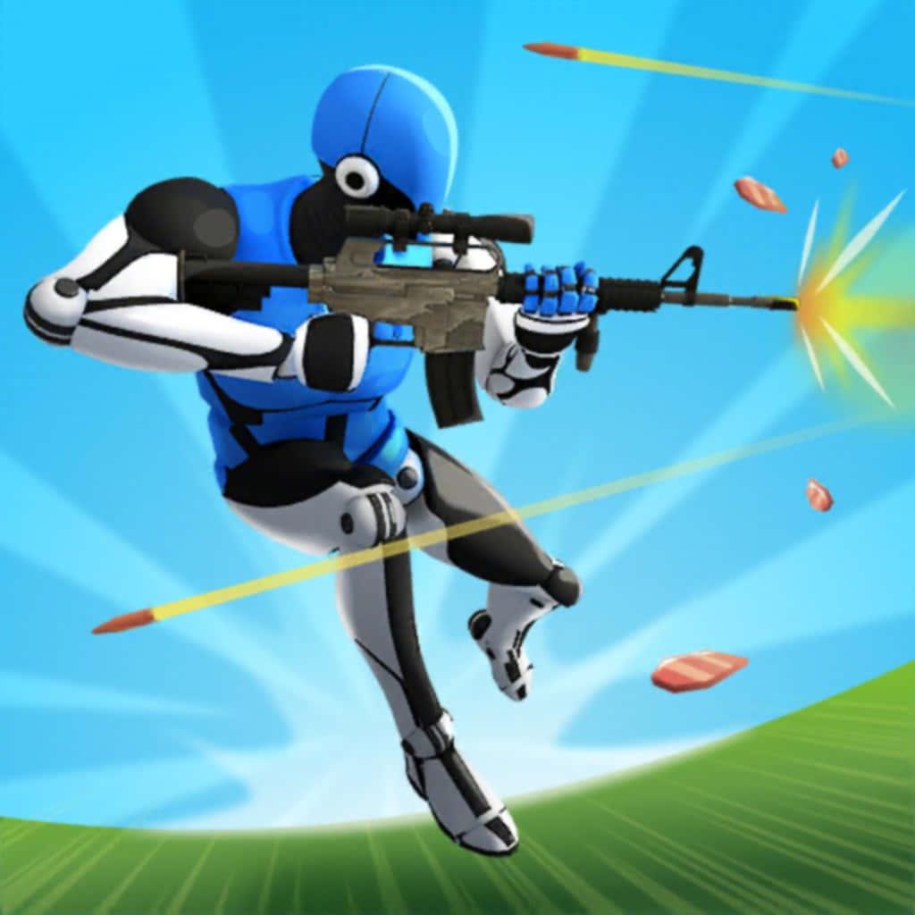 1024x1024 Download 1v1lol Shooting Gun Wallpaper
