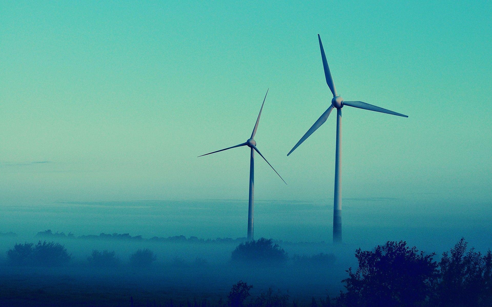 1920x1200 Wind Turbines Wallpaper