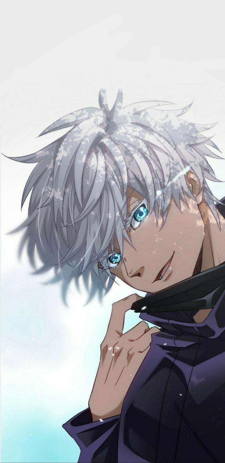 736x1512 Gojo Anime Wallpaper